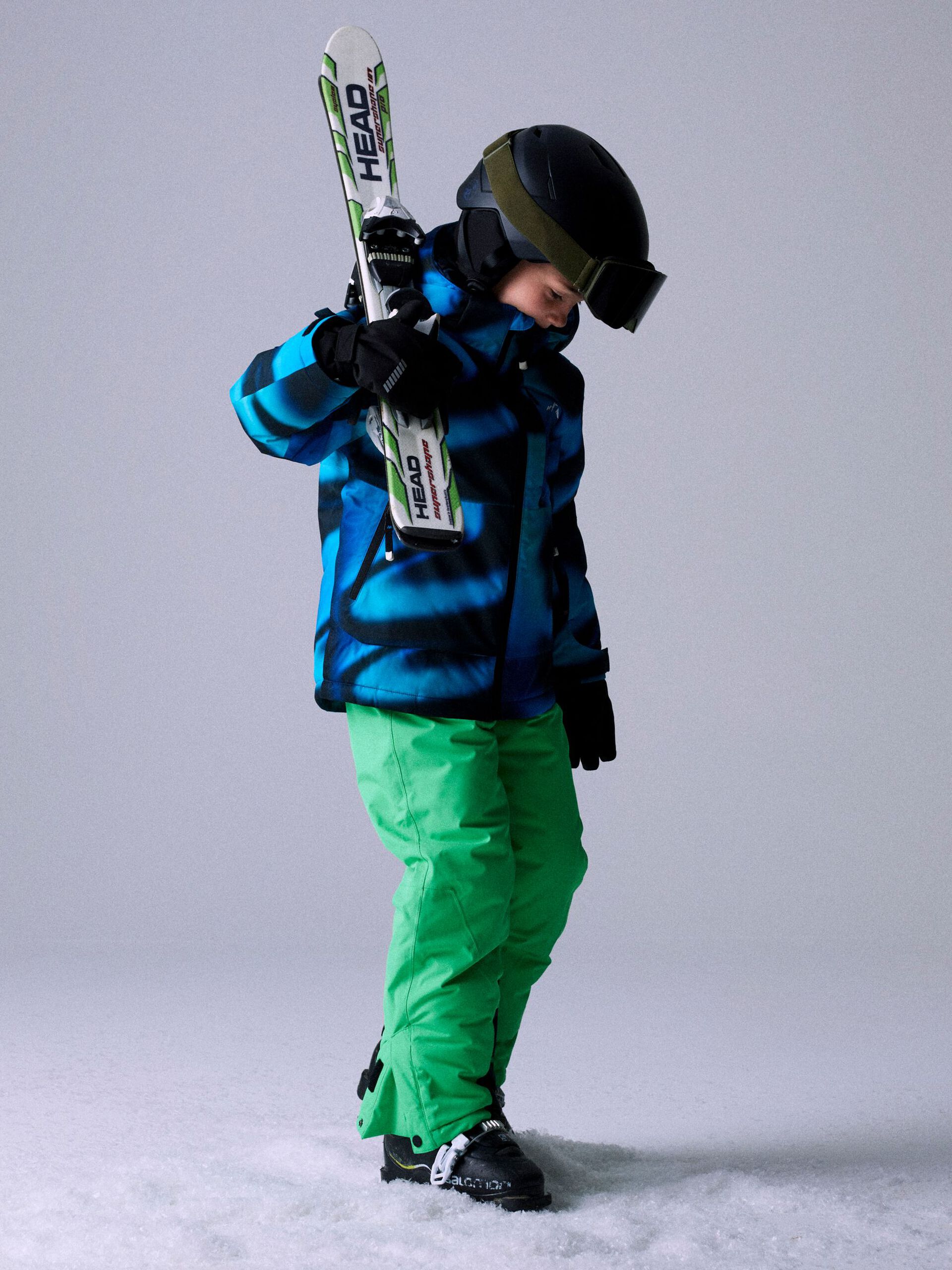 NKNSLOPE10 SKI JACKET TUMMANSININEN