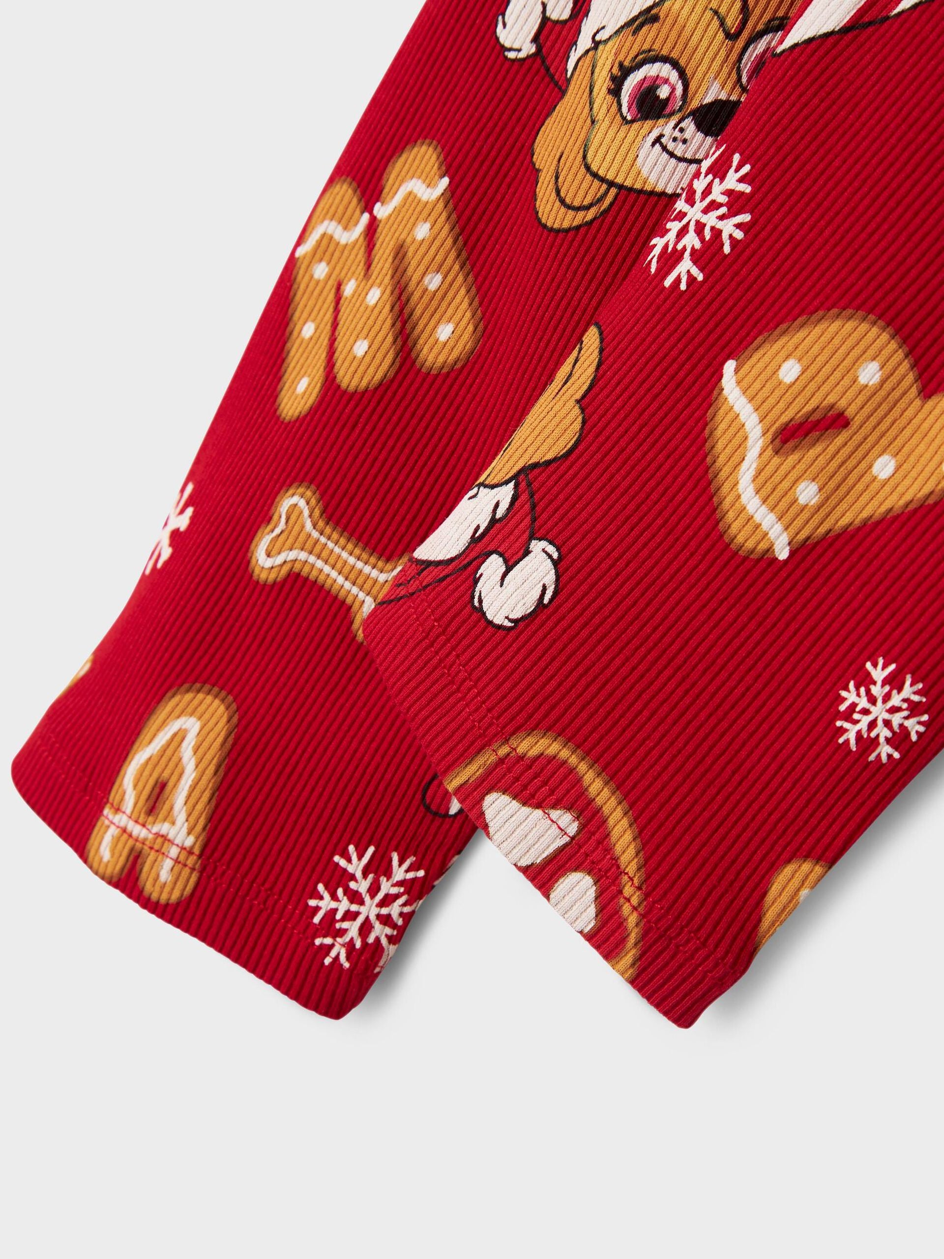 NMFSARBA PAW LS NIGHTSET PUNAINEN