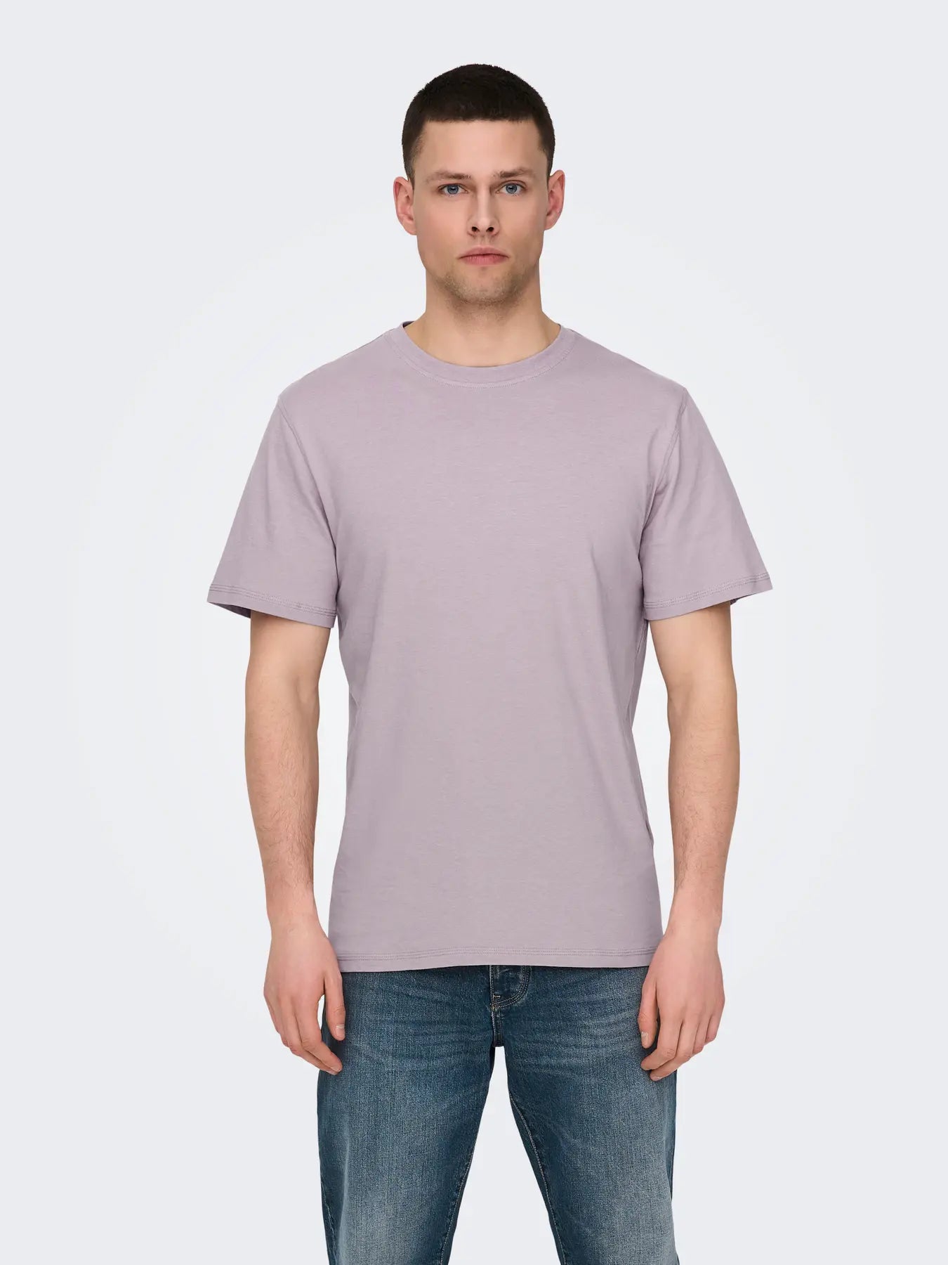 Only and Sons miesten T-paita Onsmax Life Ss Stitch Tee Noos, Nirvana