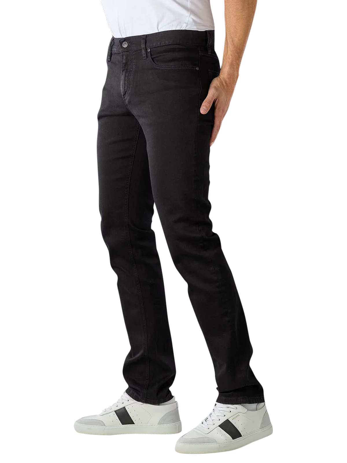 Alberto miesten farkut Pipe Denim Superfit Dual FX, musta