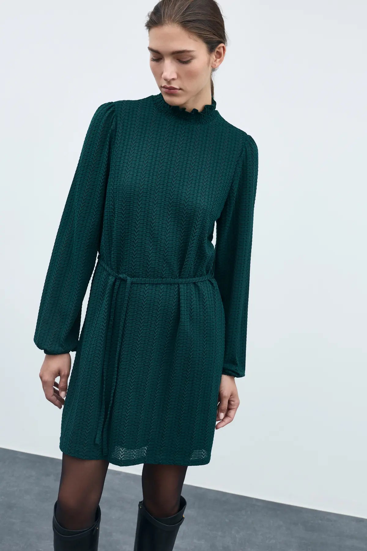 Vila naisten mekko Vilyri Smock Dress, Ponderosa Pine