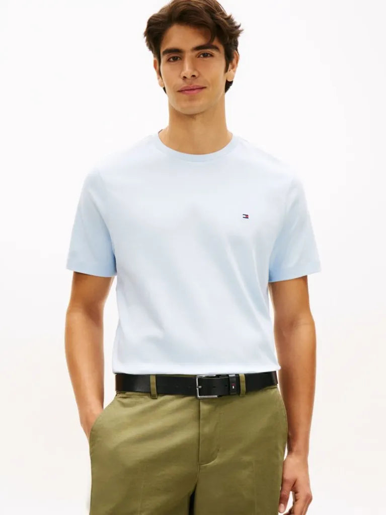 Tommy Hilfiger miesten t-oaita Light Interlock Tee, vaaleansininen
