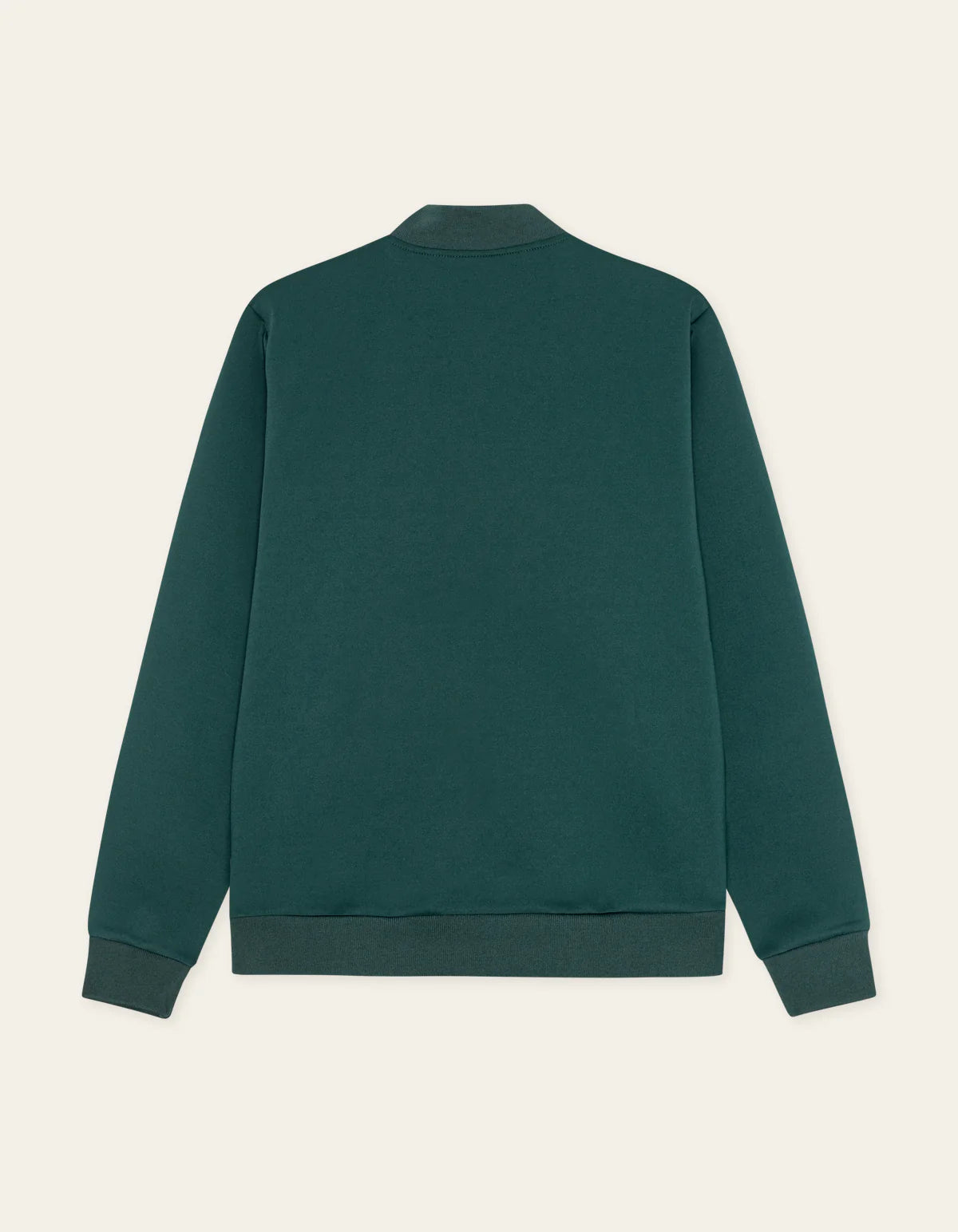 Les Deux miesten vetoketjutakki Ballier Crew Bomber Jacket, vihreä