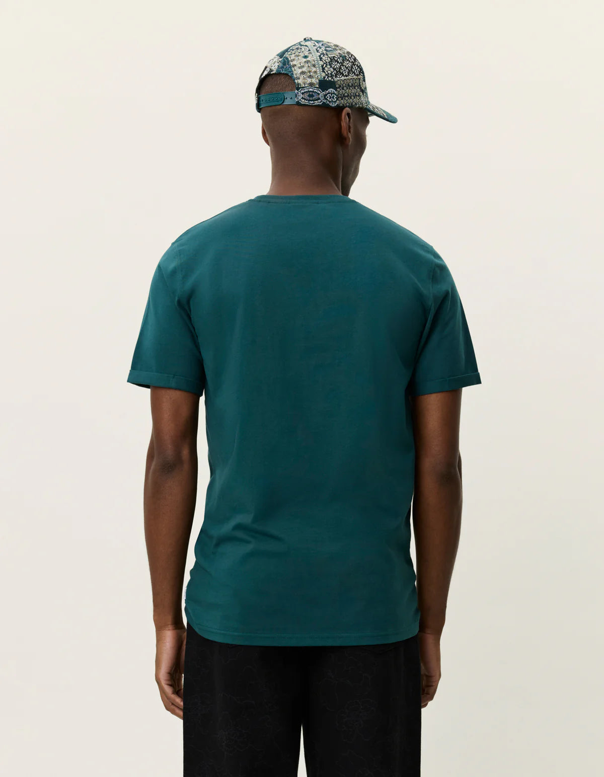 Les Deux miesten t-paita Norregaard Contrast T-shirt, vihreä