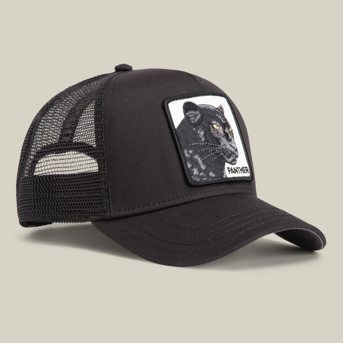 Goorin Bros lippis Panther Trucker All Black, musta
