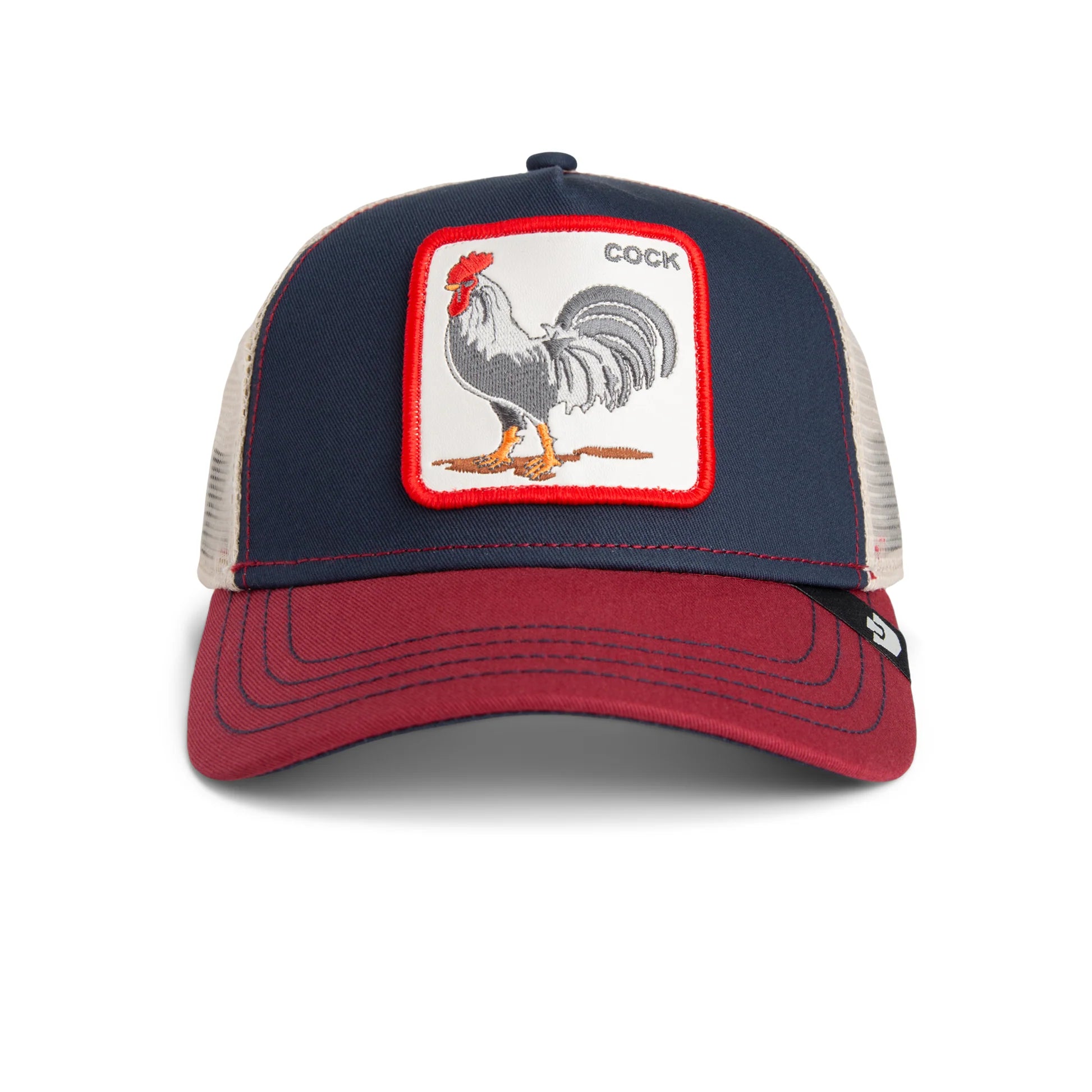 Goorin Bros lippis Rooster Trucker Navy Red, tummansininen