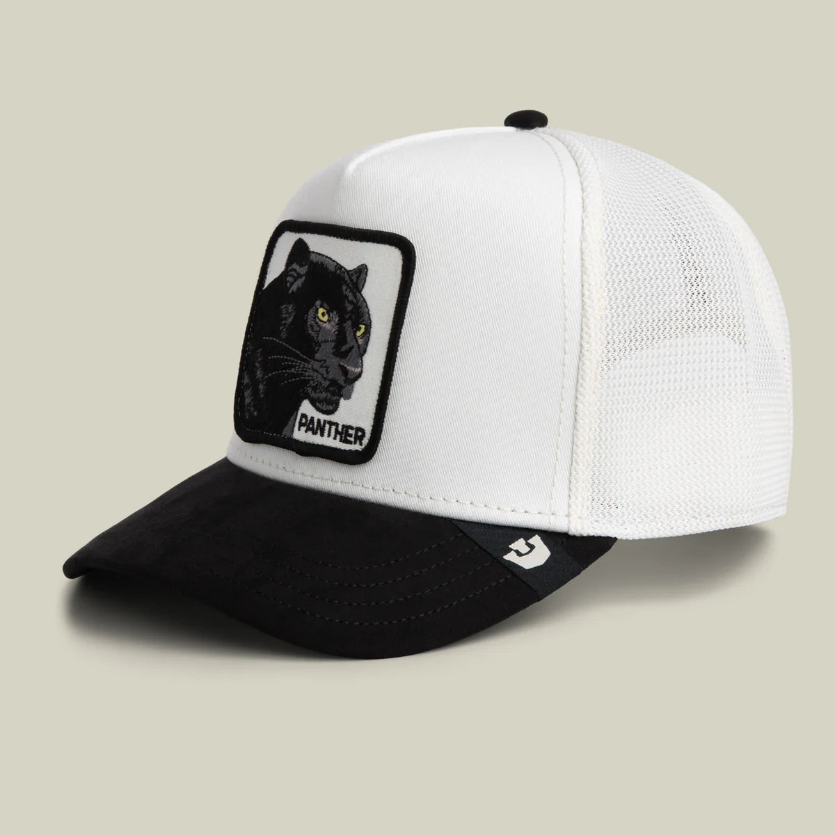 Goorin Bros lippis Suede Black Panther Trucker, valkoinen