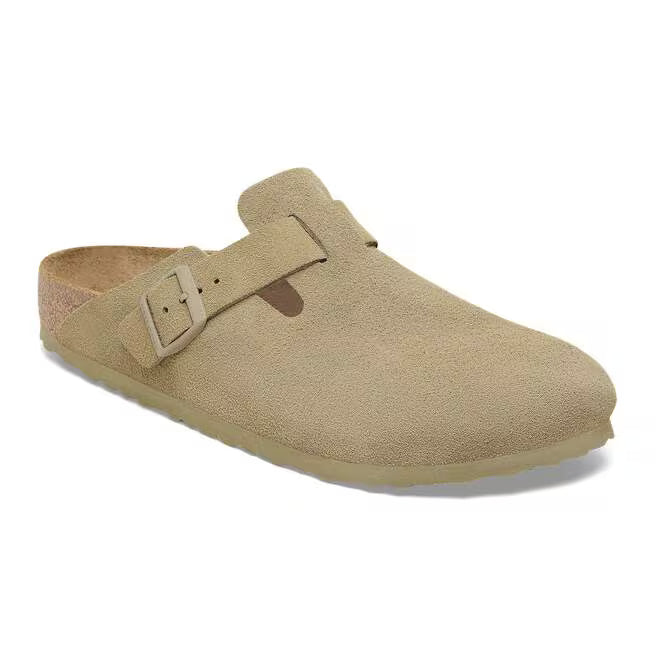Birkenstock naisten tossut Boston, vaalea beige