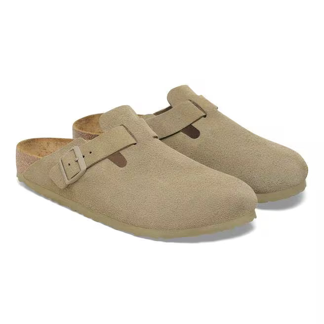 Birkenstock naisten tossut Boston, vaalea beige
