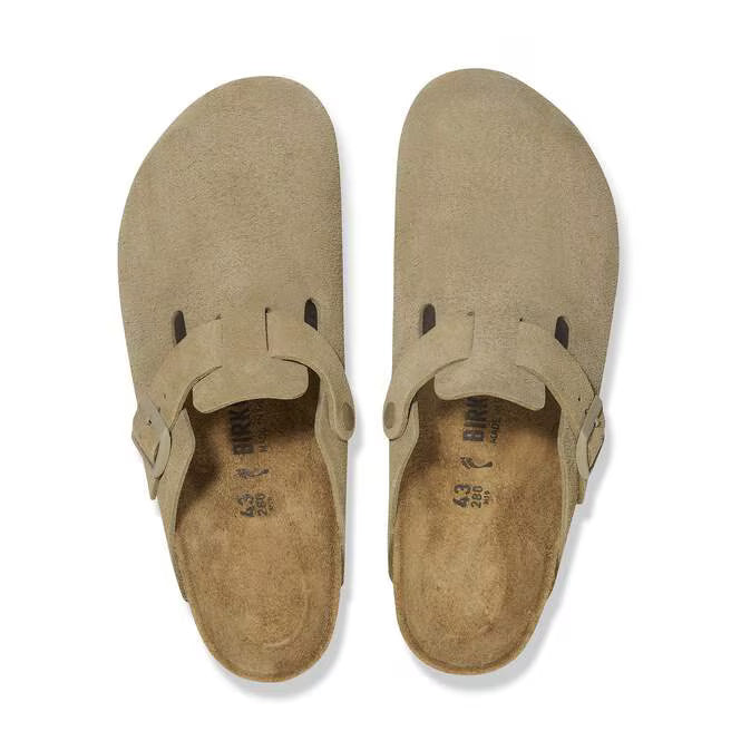 Birkenstock naisten tossut Boston, vaalea beige