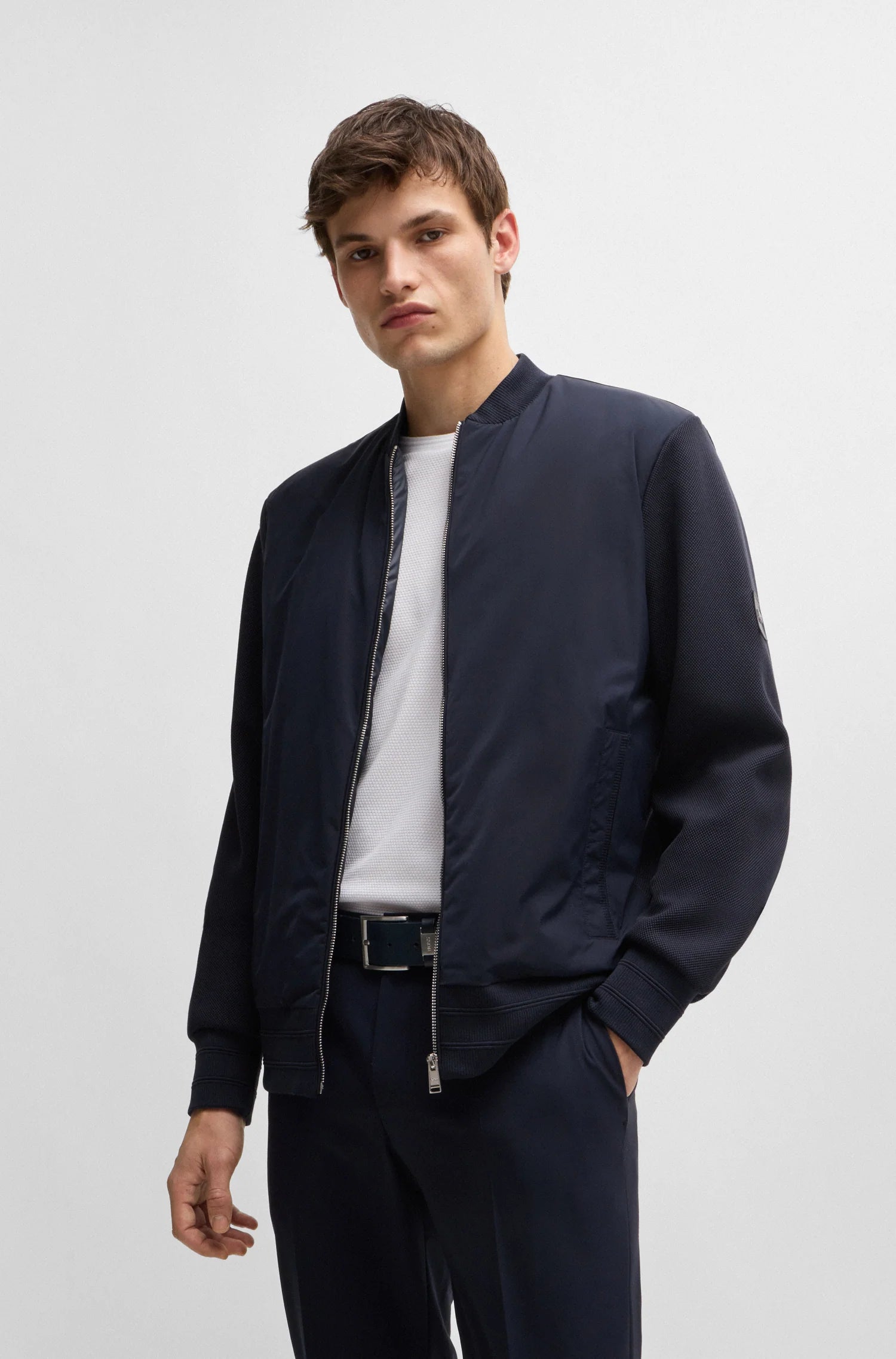 Hugo Boss miesten kevyt takki H-SKILES, tummansininen