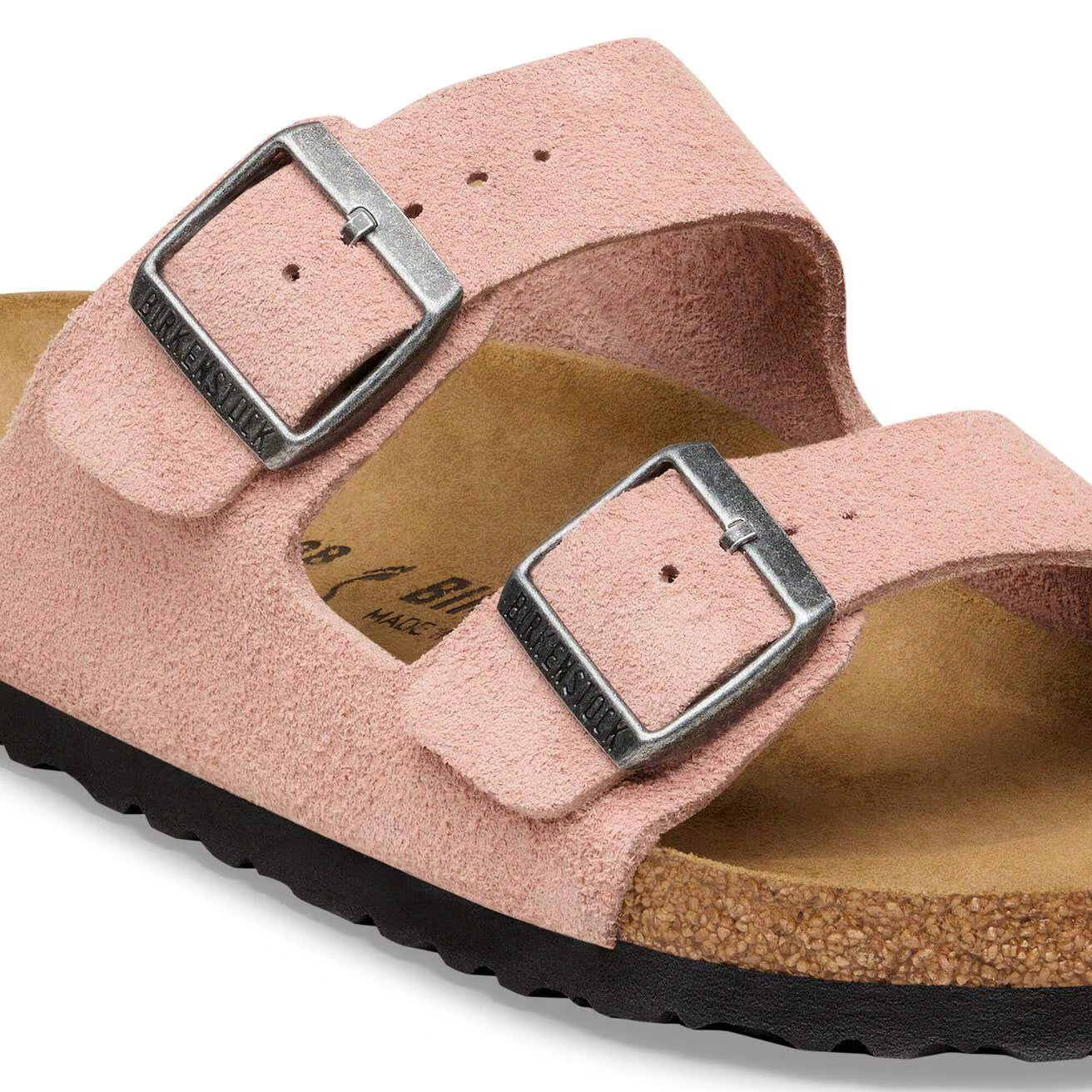 Birkenstock unisex Arizona Narrow Suede Leather, vaaleanpunainen