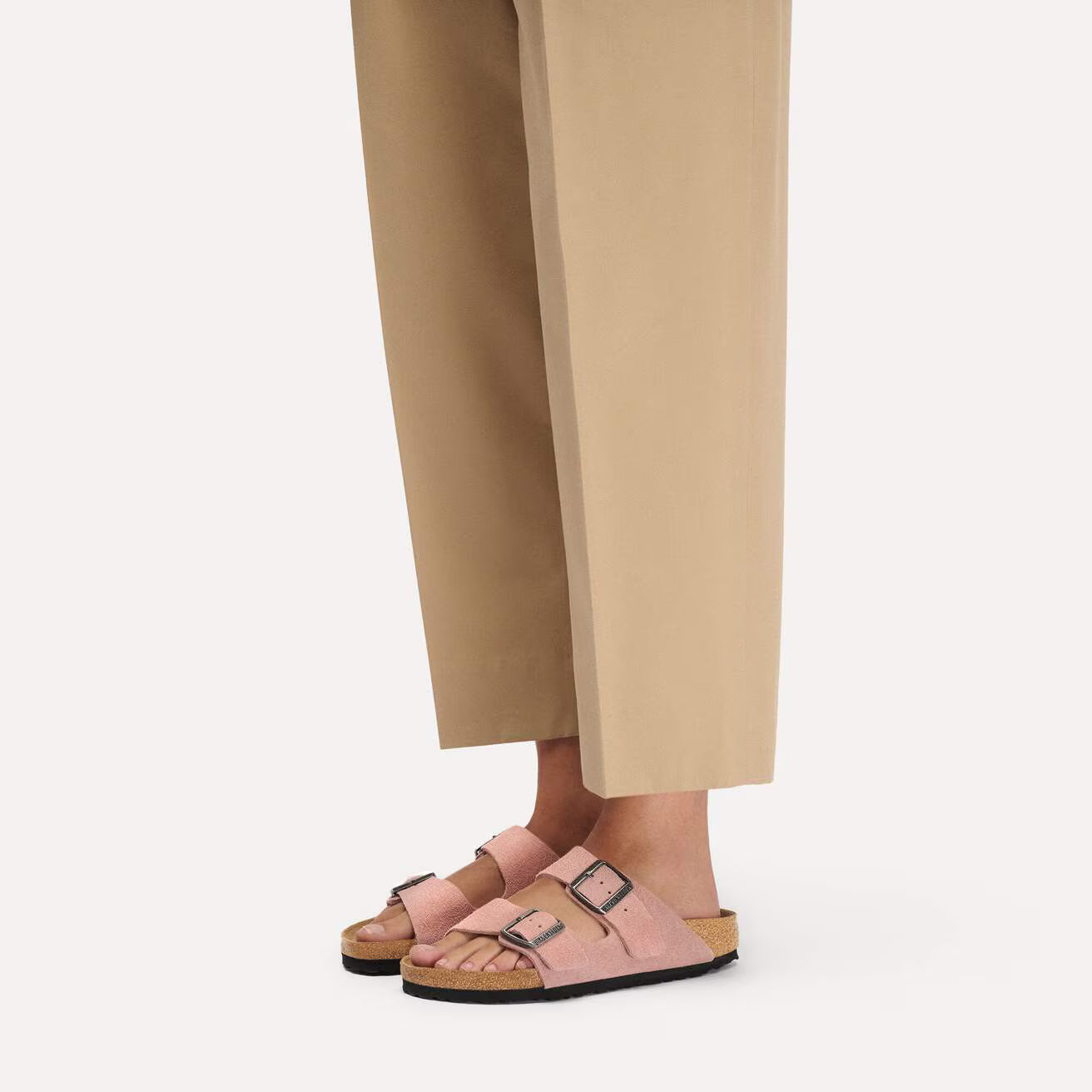 Birkenstock unisex Arizona Narrow Suede Leather, vaaleanpunainen