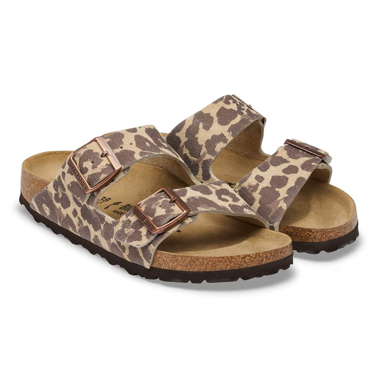 Birkenstock naisten sandaalit Arizona Narrow, ruskea kuosillinen