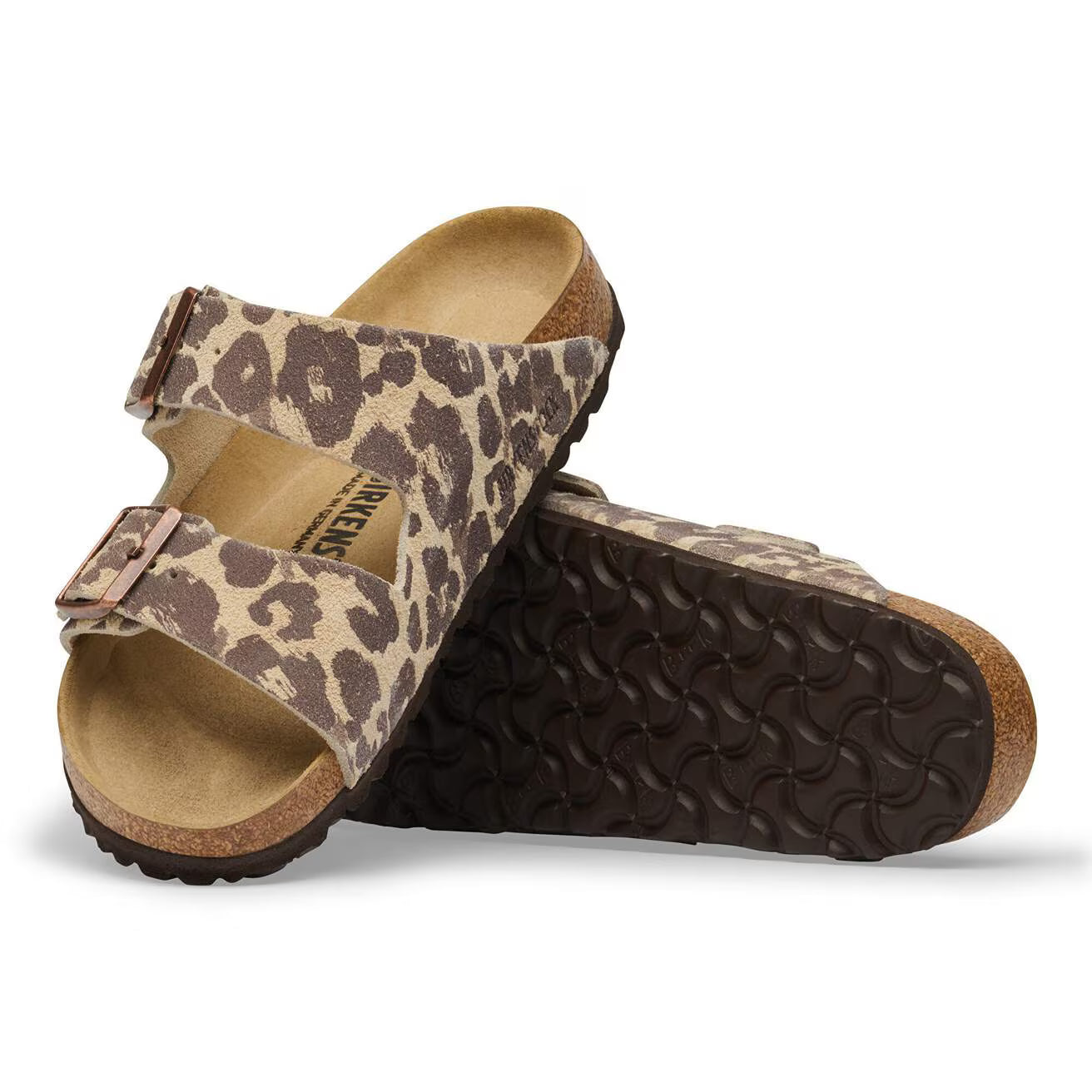 Birkenstock naisten sandaalit Arizona Narrow, ruskea kuosillinen