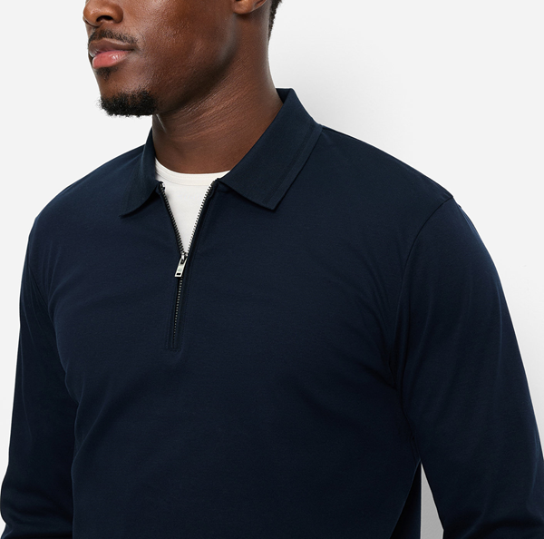 JERSEY POLO LONGSLEEVE TUMMANSININEN