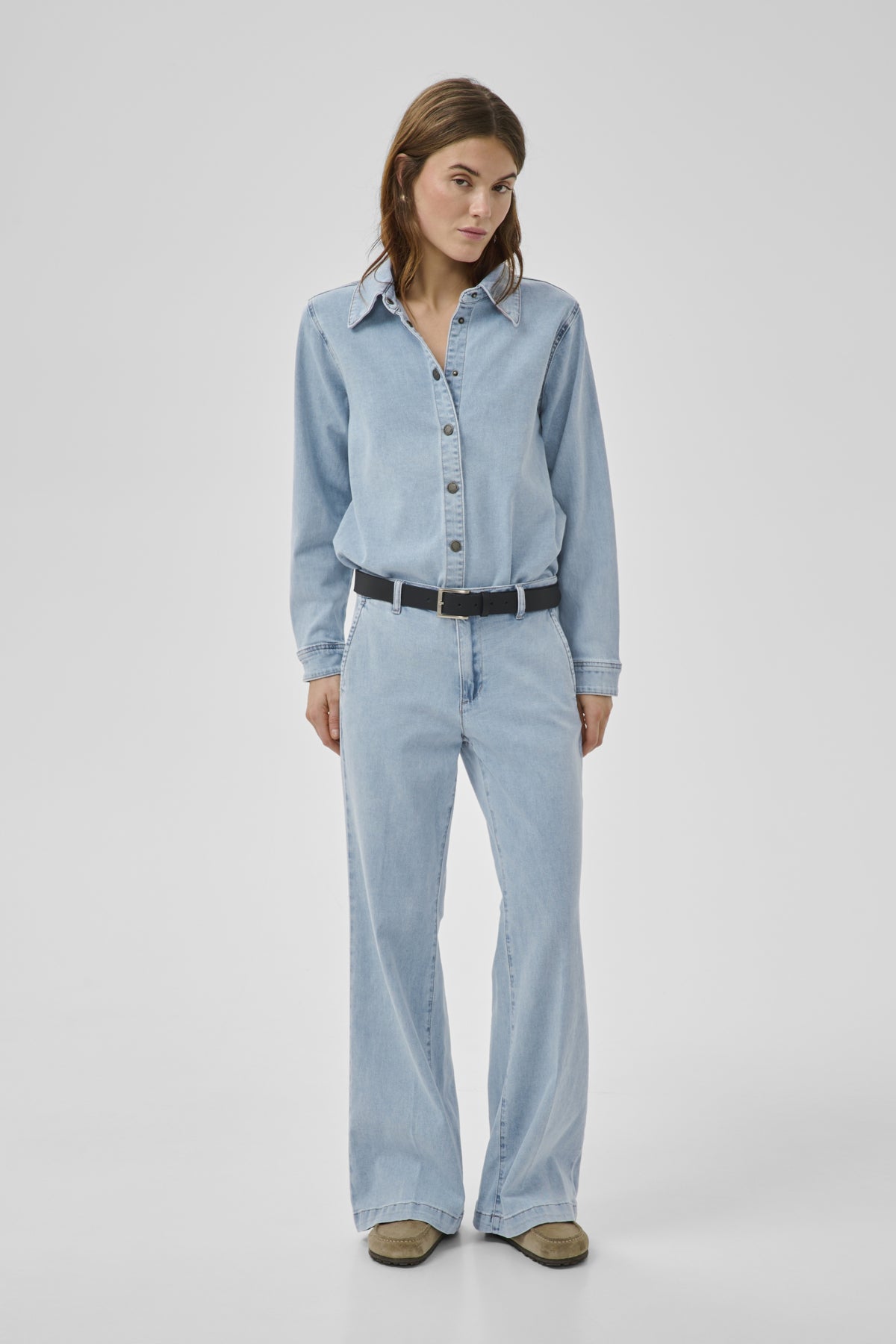 My Essential Wardrobe naisten farkut 30 The Lara 115, vaaleansininen