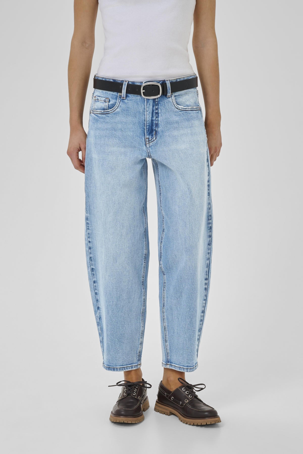 My Essential Wardrobe naisten farkut BalooMW 144 High Barrel, vaaleansininen