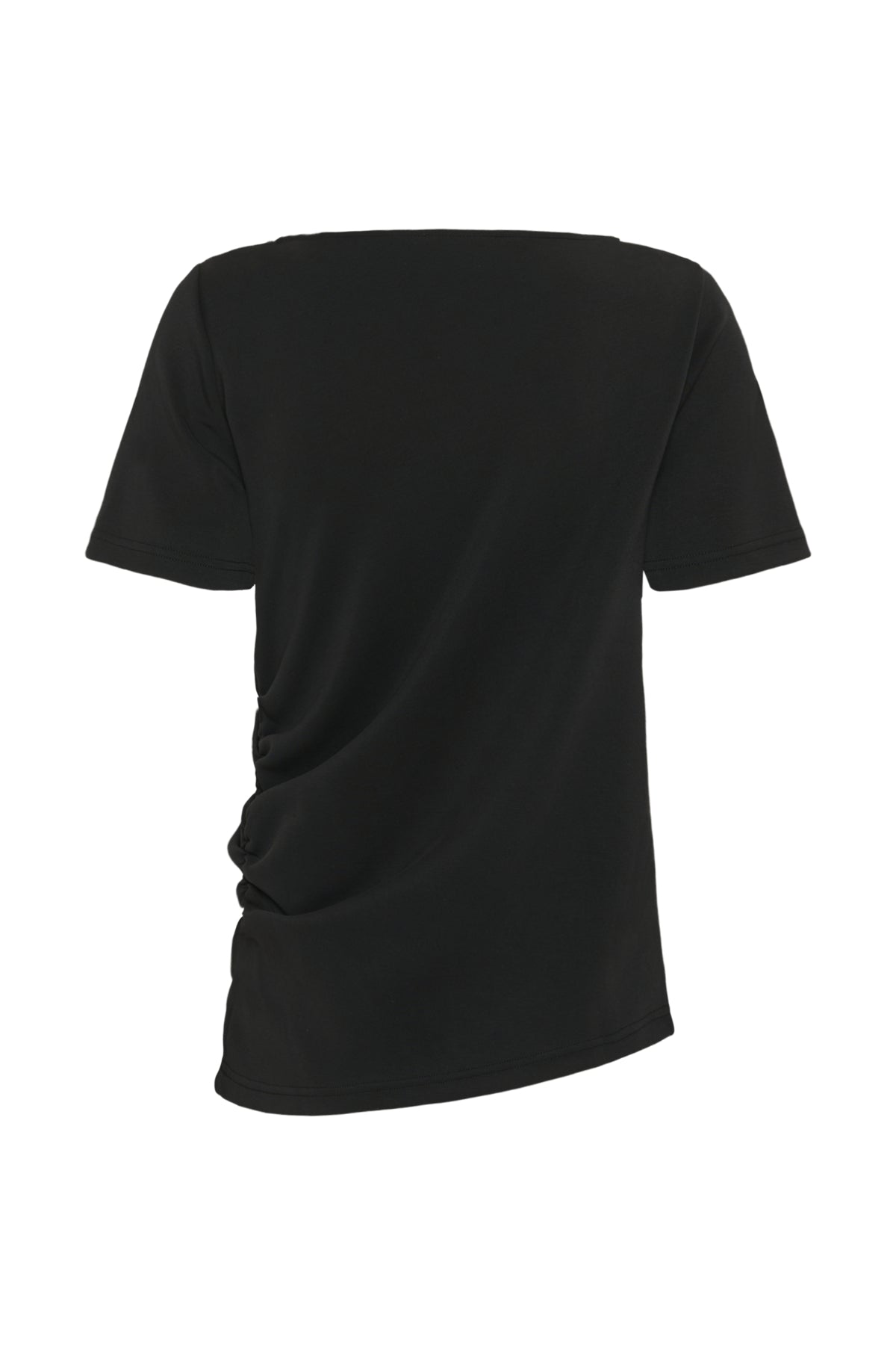 My Essential Wardrobe naisten t-paita MWHelle Asymmetric Tee, musta