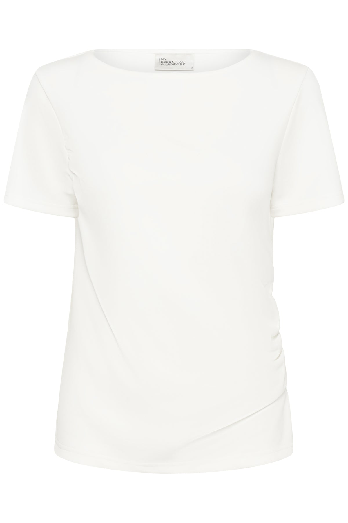 My Essential Wardrobe naisten t-paita MWHelle Asymmetric Tee, valkoinen