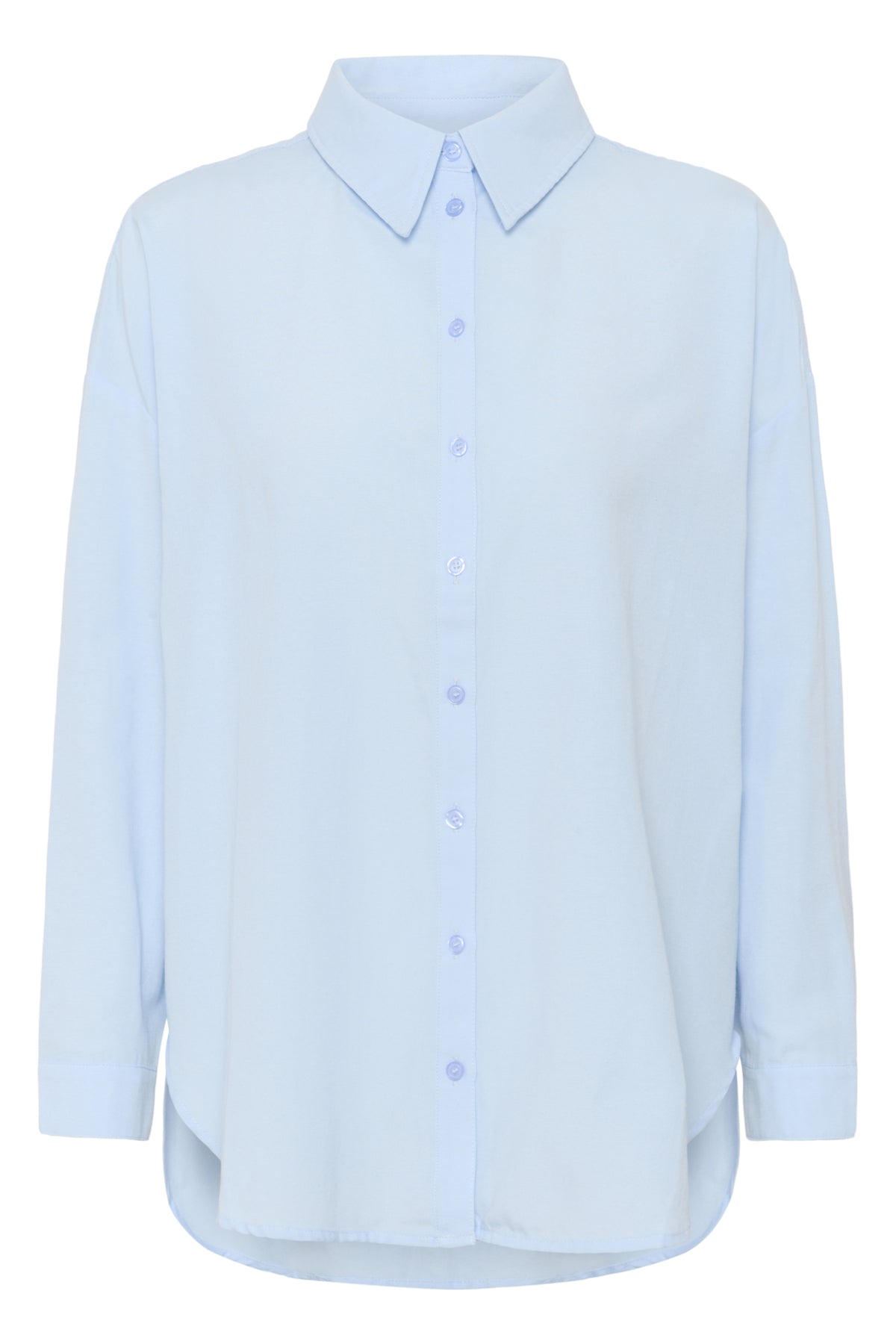 My Essential Wardrobe naisten paitapusero MWVilda Sunna Boxy Shirt, vaaleansininen