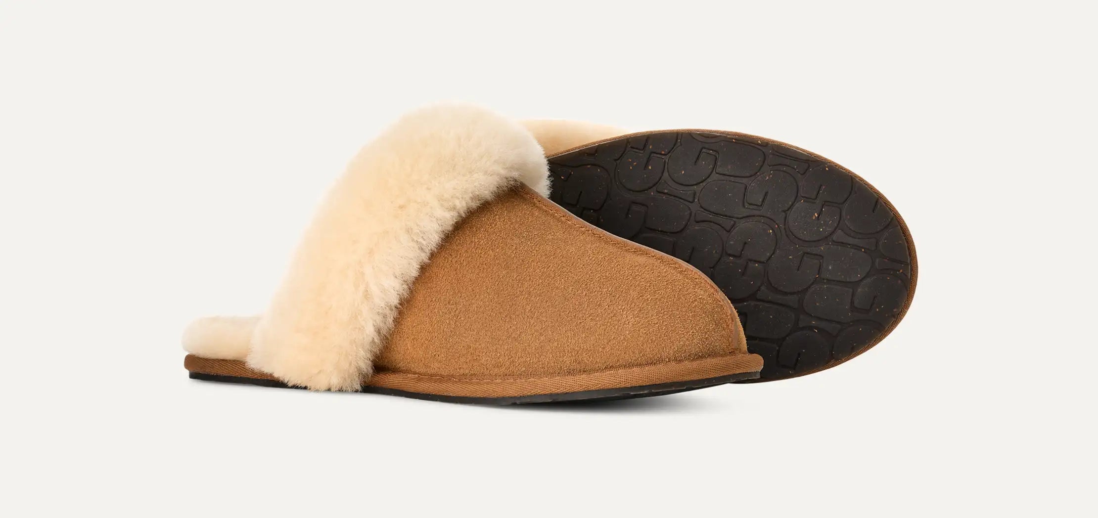 UGG tossut W Scuffette II, kaakaonruskea