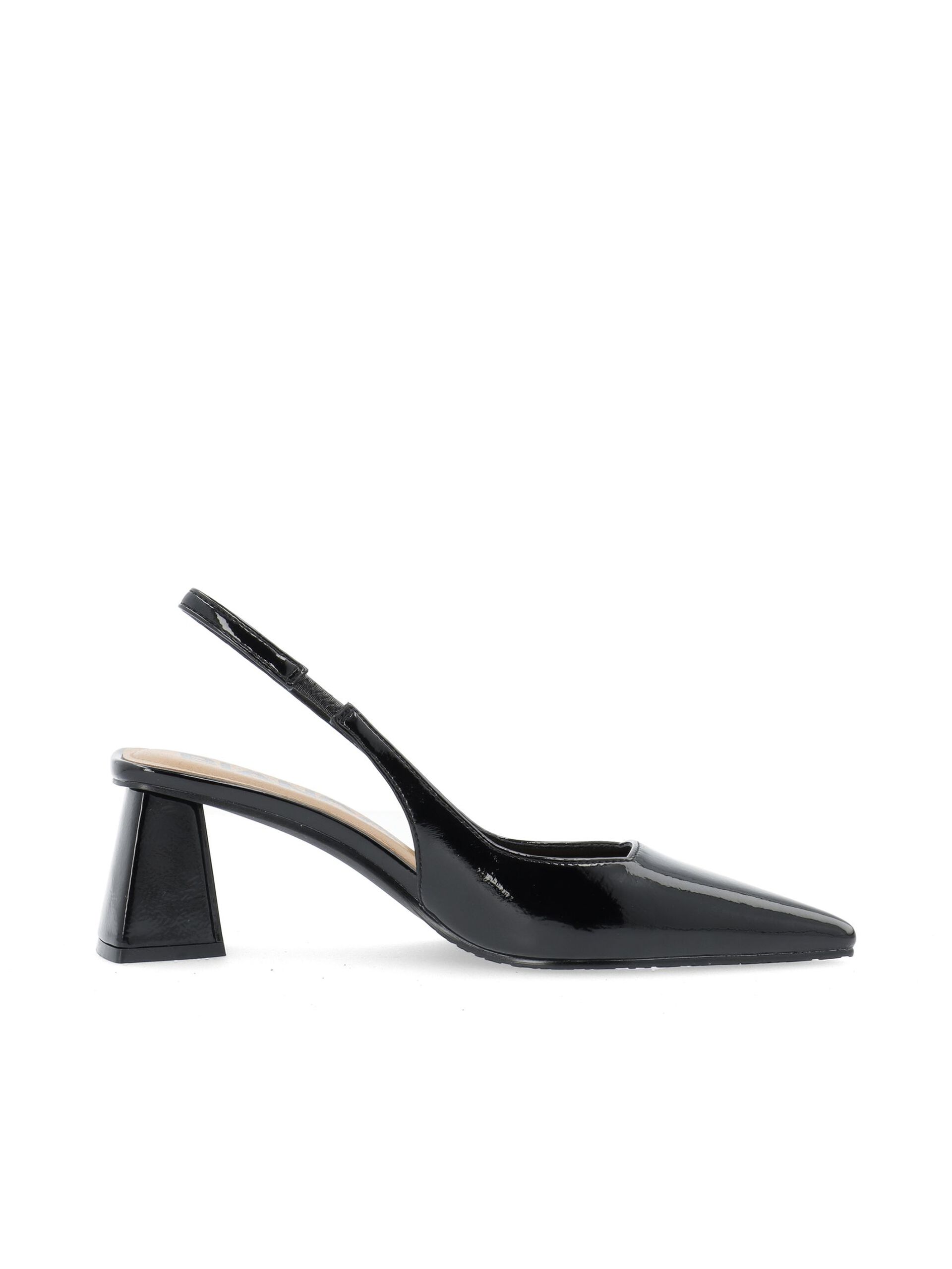 Bianco naisten avokkaat Biamaralyn Slingback Heel Patent, musta