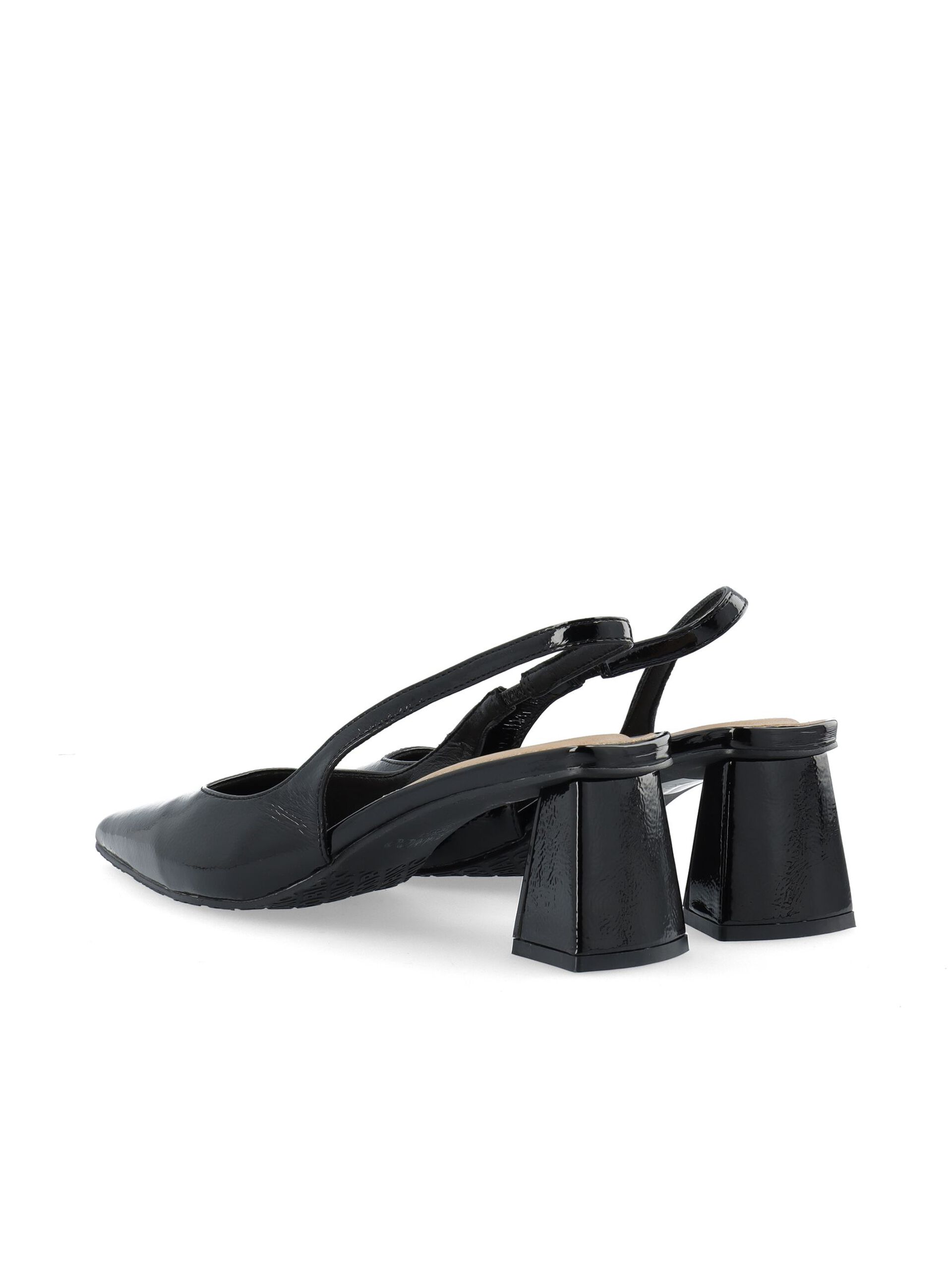 Bianco naisten avokkaat Biamaralyn Slingback Heel Patent, musta
