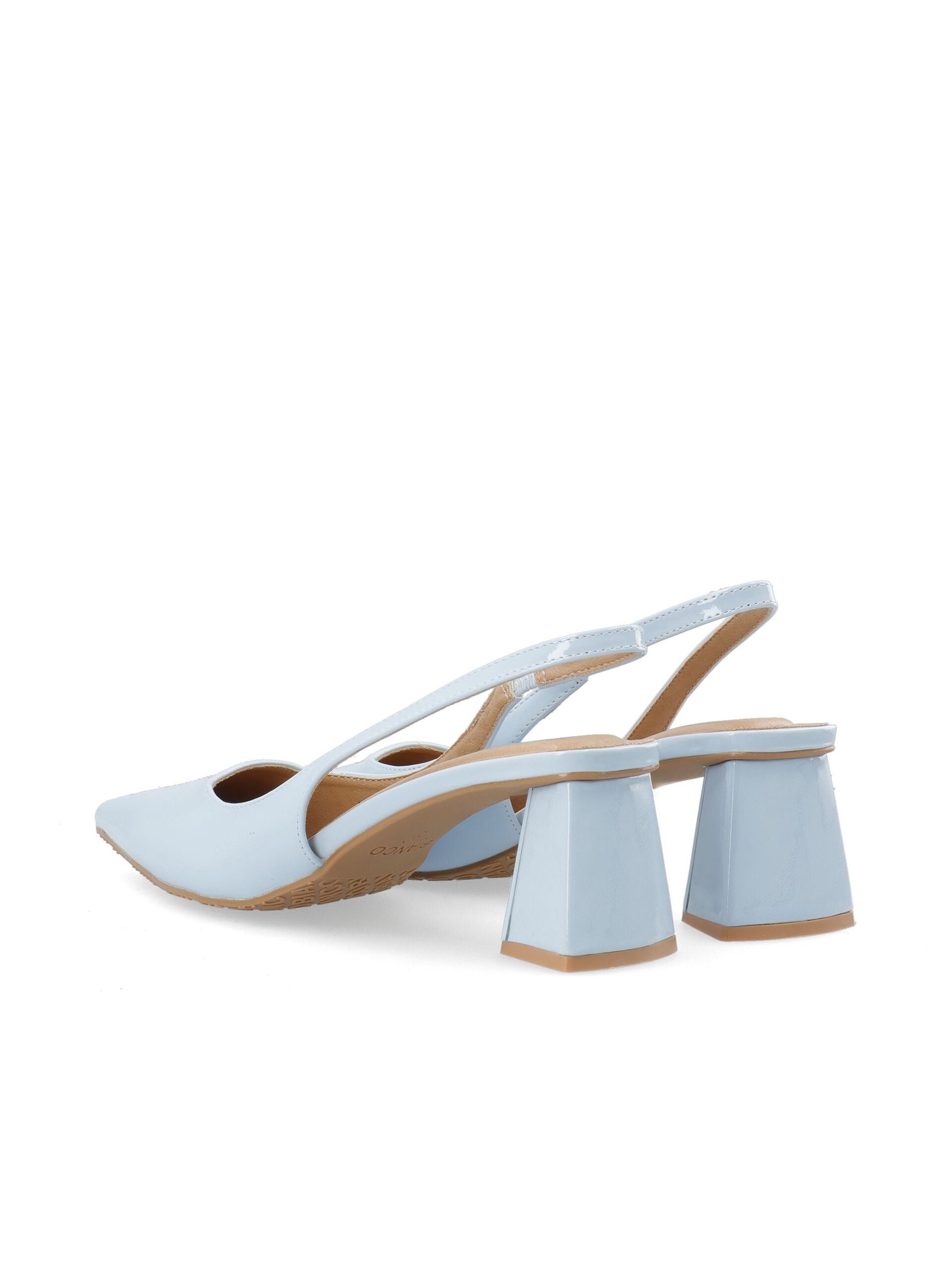 Bianco naisten avokkaat Biamaralyn Slingback Heel Patent, vaaleansininen