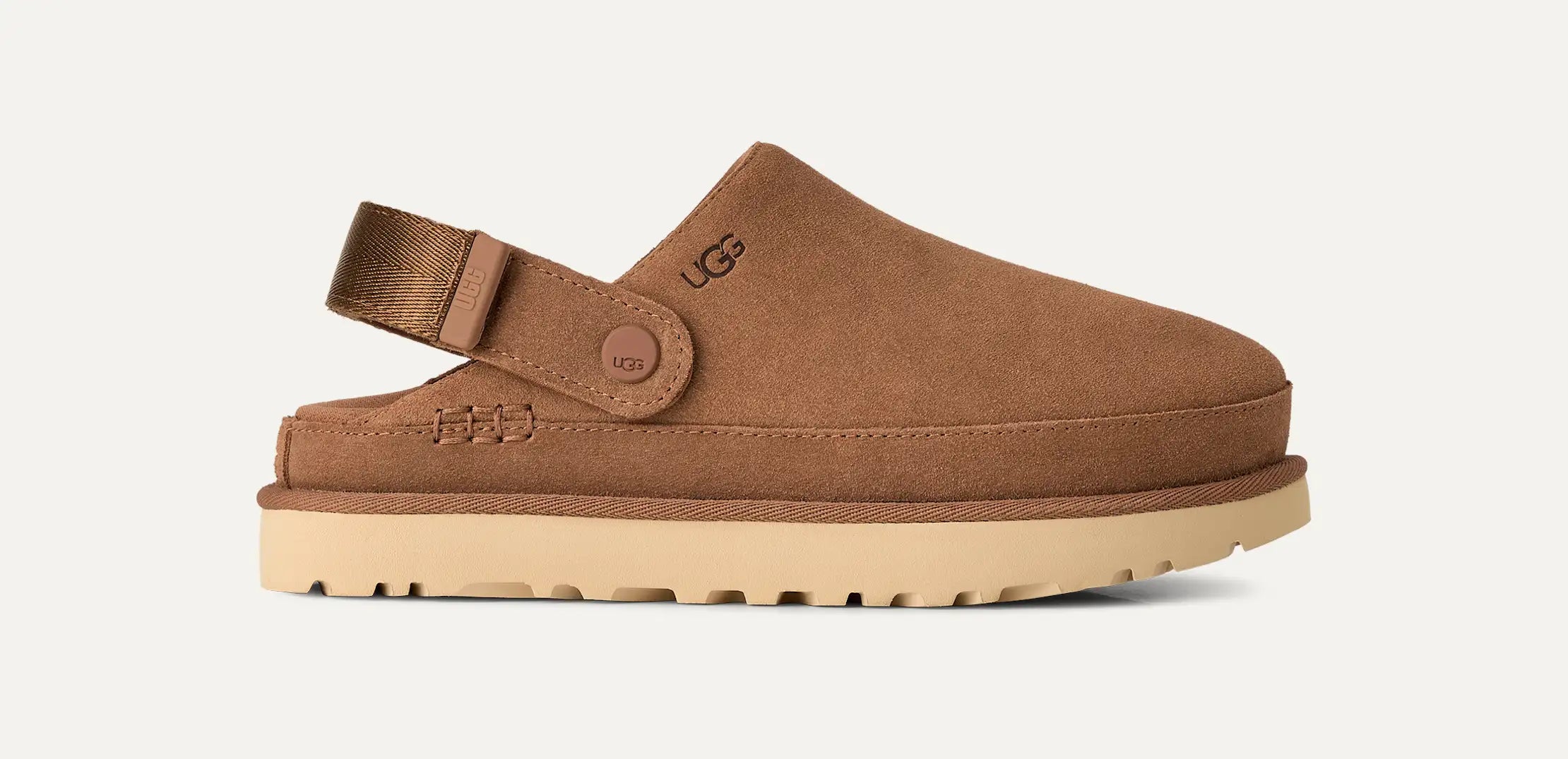 UGG naisten kengät W Goldenstar Clog, vaalea beige