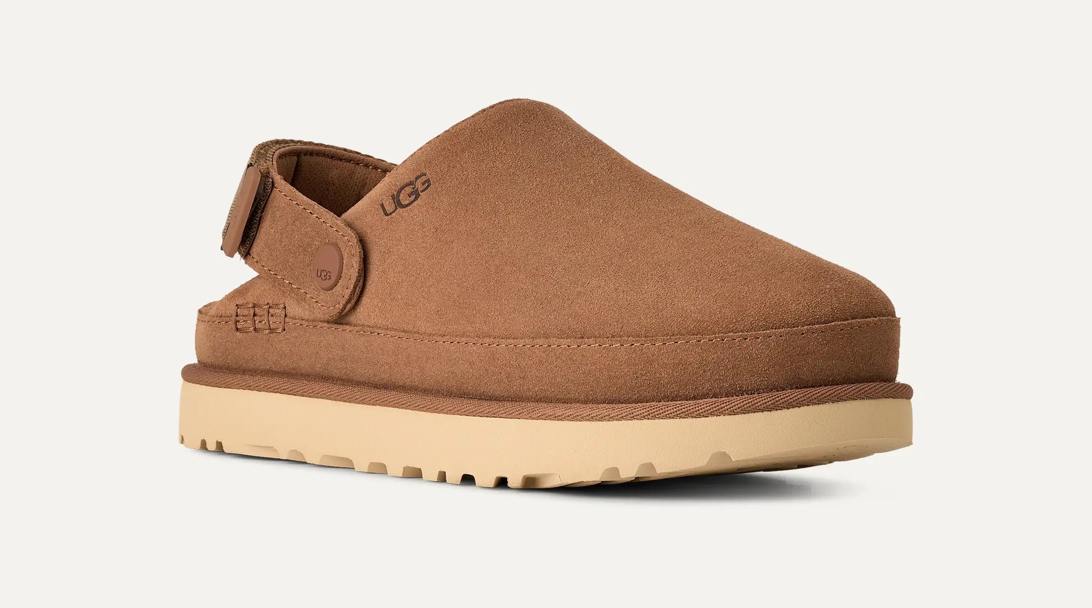 UGG naisten kengät W Goldenstar Clog, vaalea beige