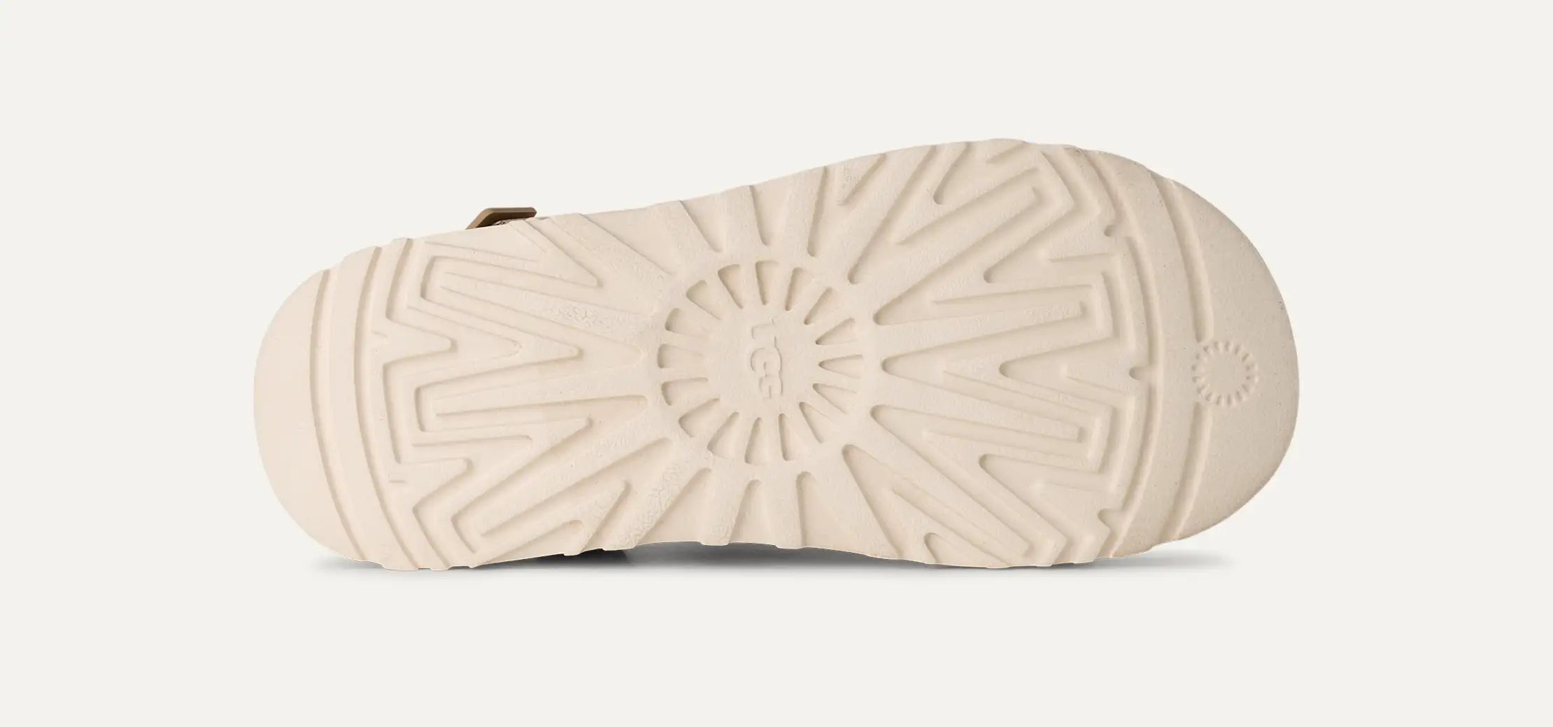 UGG naisten kengät W Goldenglow Canvas Clog, vaalea beige