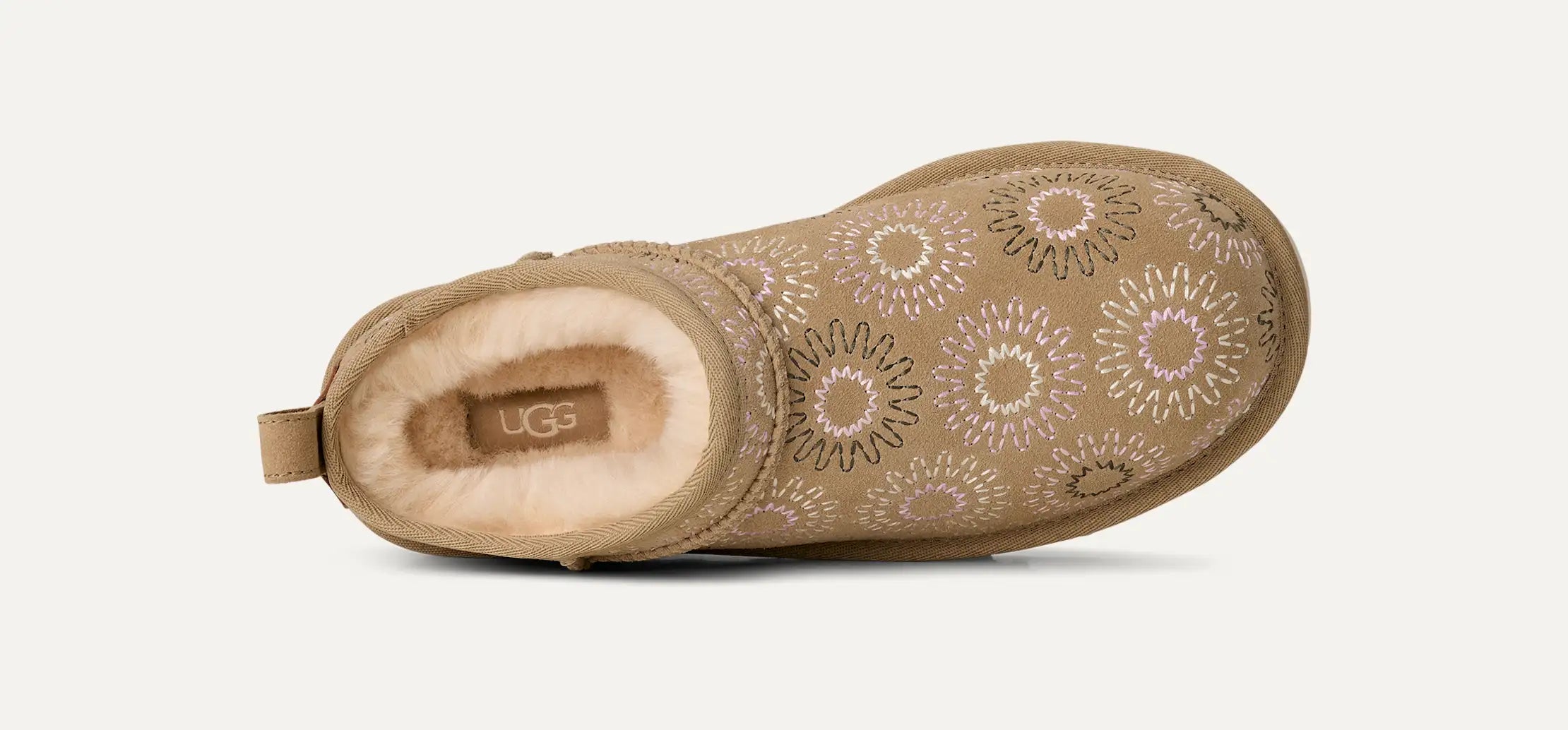 UGG naisten kengät Classic Micro Sun Stitch, hiekka