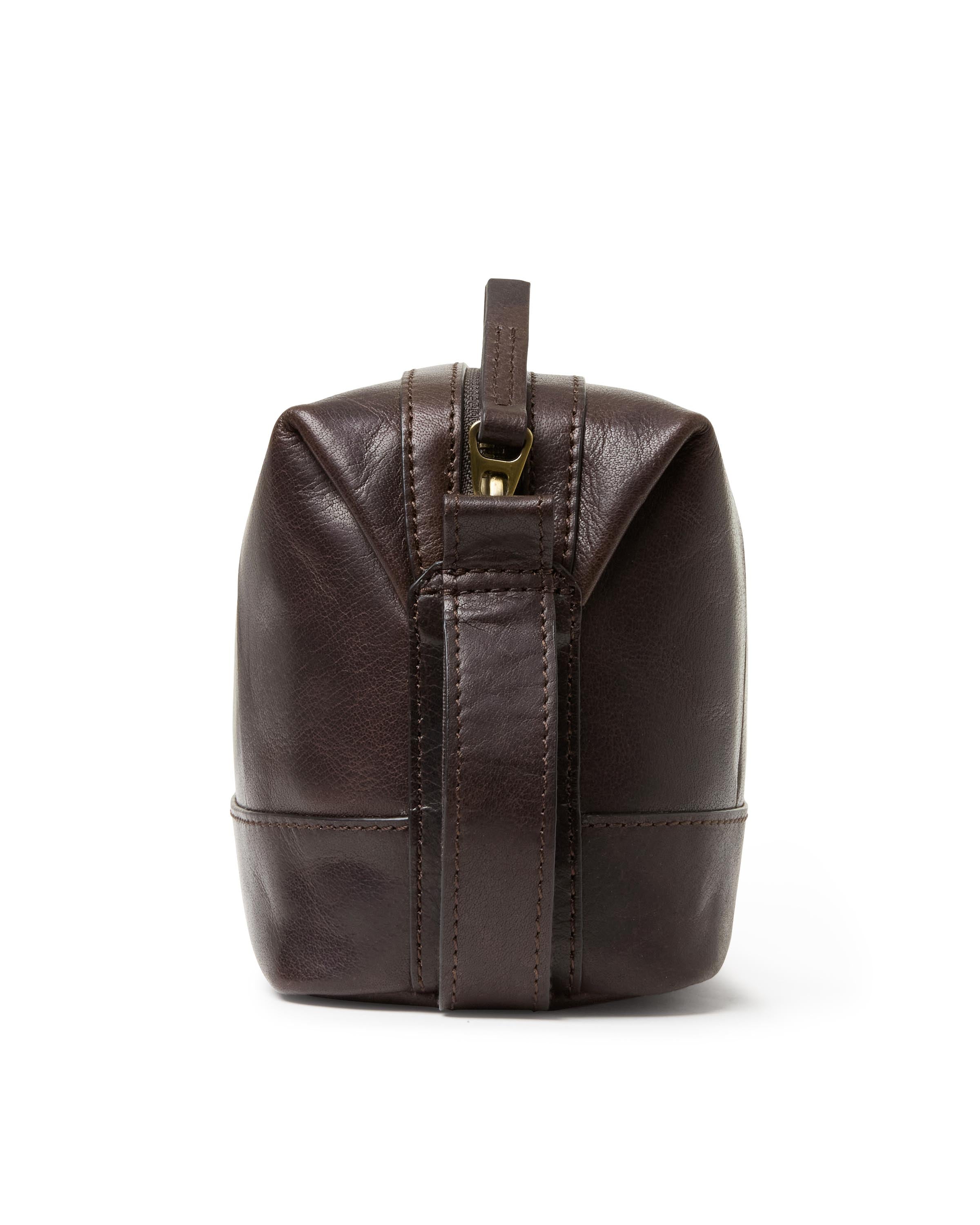 Saddler toilettilaukku Cay Toiletry Bag, tummanruskea