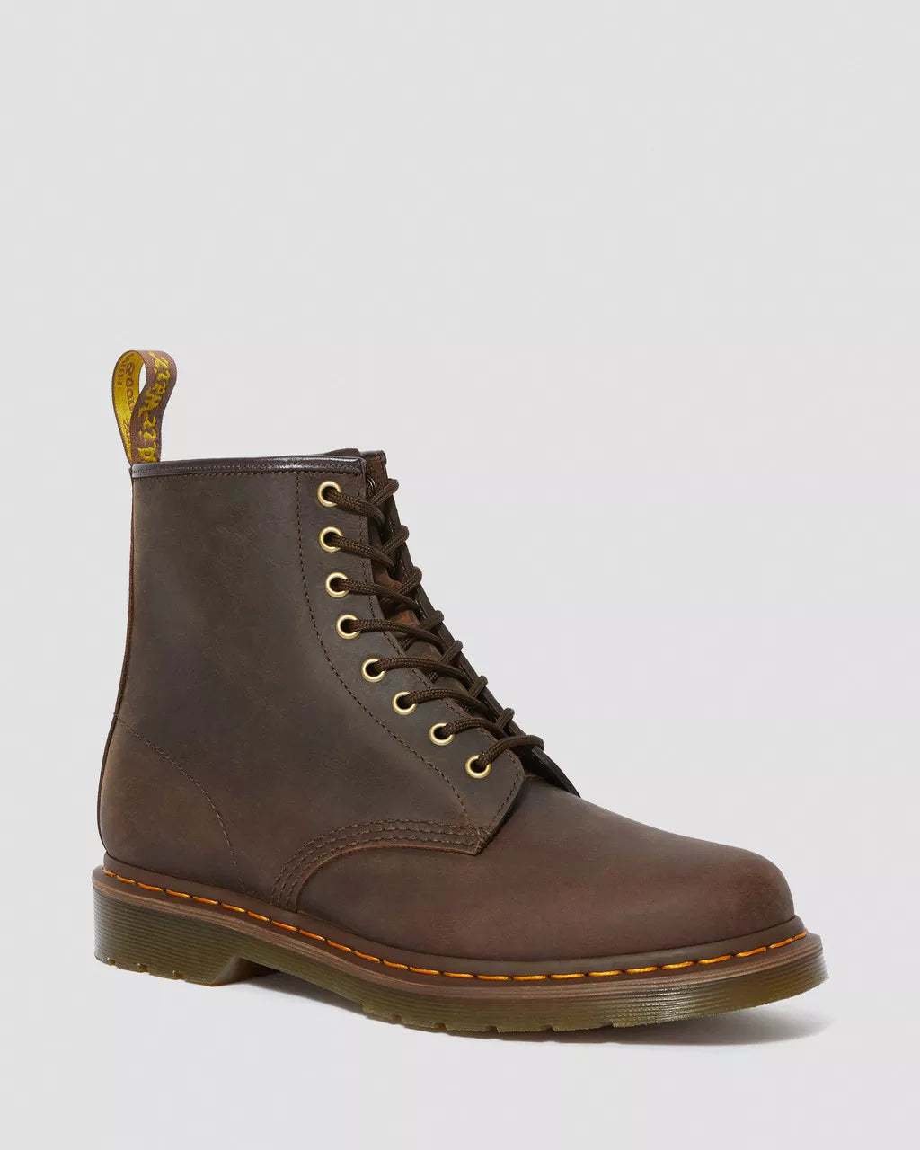 Dr. Martens maiharit 1460 8 EYE BOOT CRAZY HORSE, keskiruskea