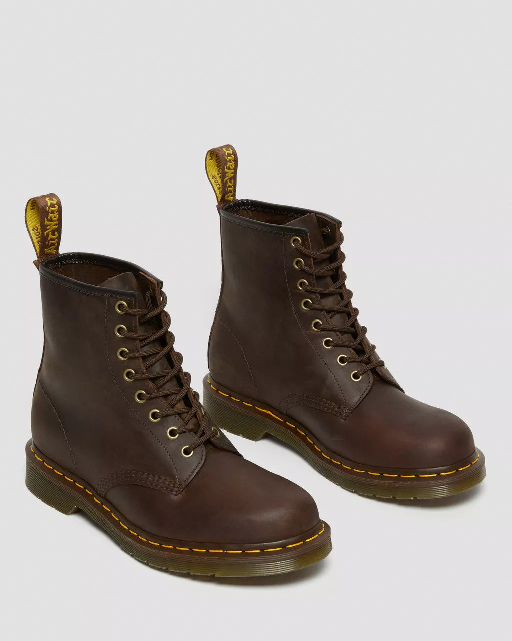 Dr. Martens maiharit 1460 8 EYE BOOT CRAZY HORSE, keskiruskea