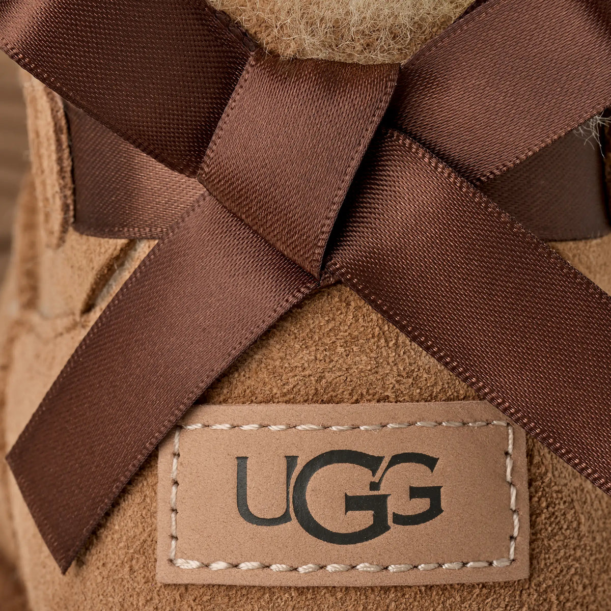 UGG naisten kengät Ultra Mini Bailey Bow Boot, Chestnut
