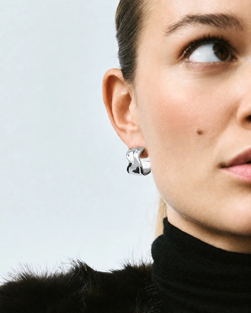 Edblad korvakorut Melted Hoops L, hopea