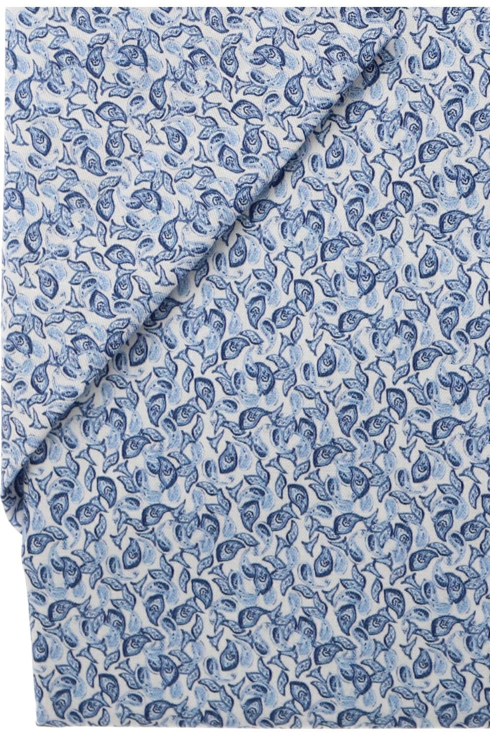 Olymp kauluspaita SS Luxor Modern Fit Microprint, vaaleansininen