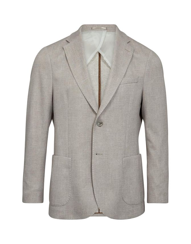 Gino marcello miesten bleiseri Jersey Stretch Blazer, beige