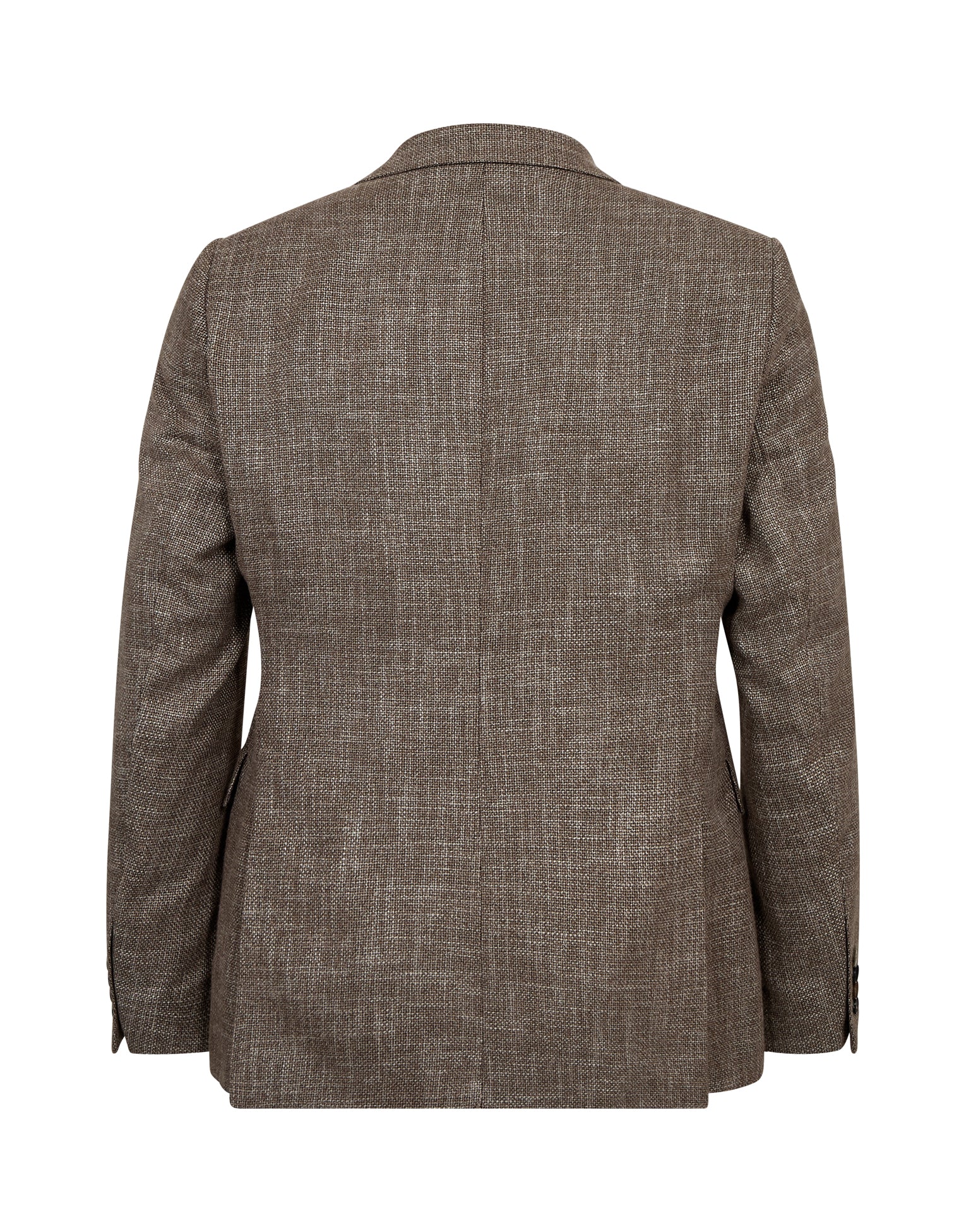Gino Marcello miesten bleiseri Linen Look Blazer, ruskea kuosillinen