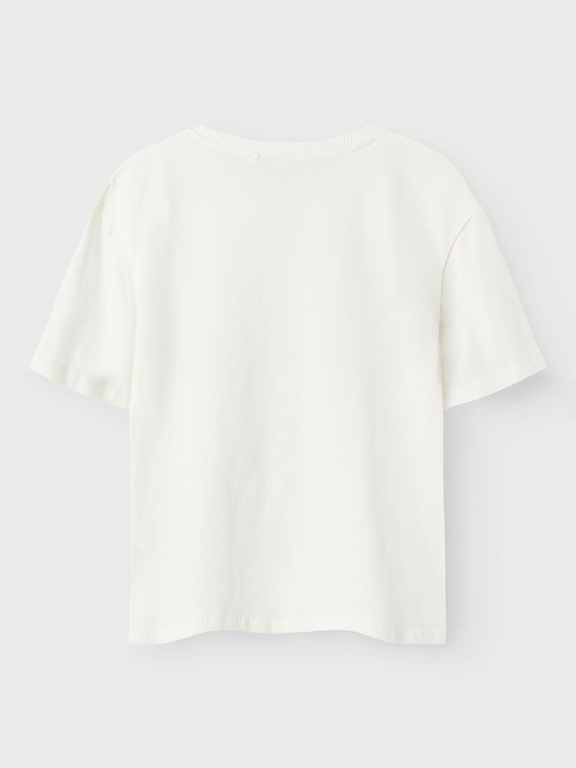 Name It lasten t-paita NKFAKUN STITCH REG TOP NOOS, luonnovalkoinen
