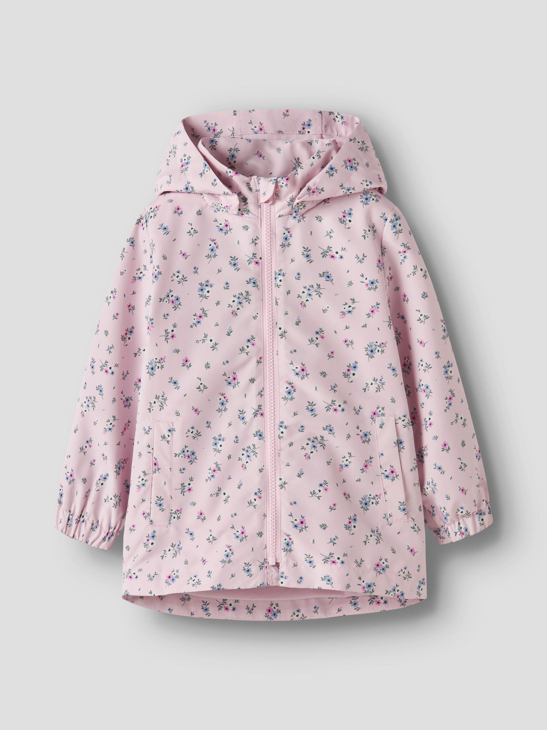 Name It lasten välikausitakki NMFMAXI Jacket, vaaleanpunainen kuosi