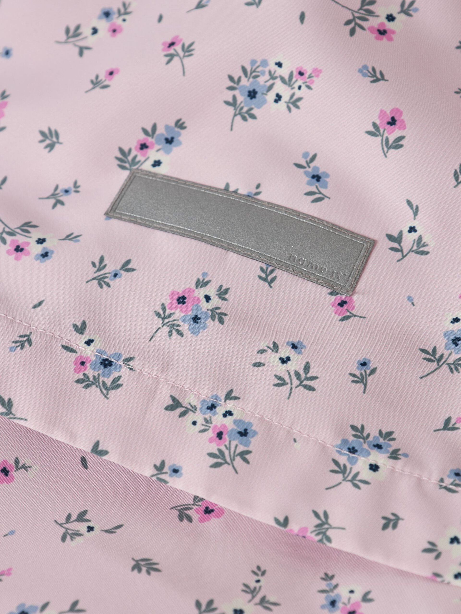 Name It lasten välikausitakki NMFMAXI Jacket, vaaleanpunainen kuosi