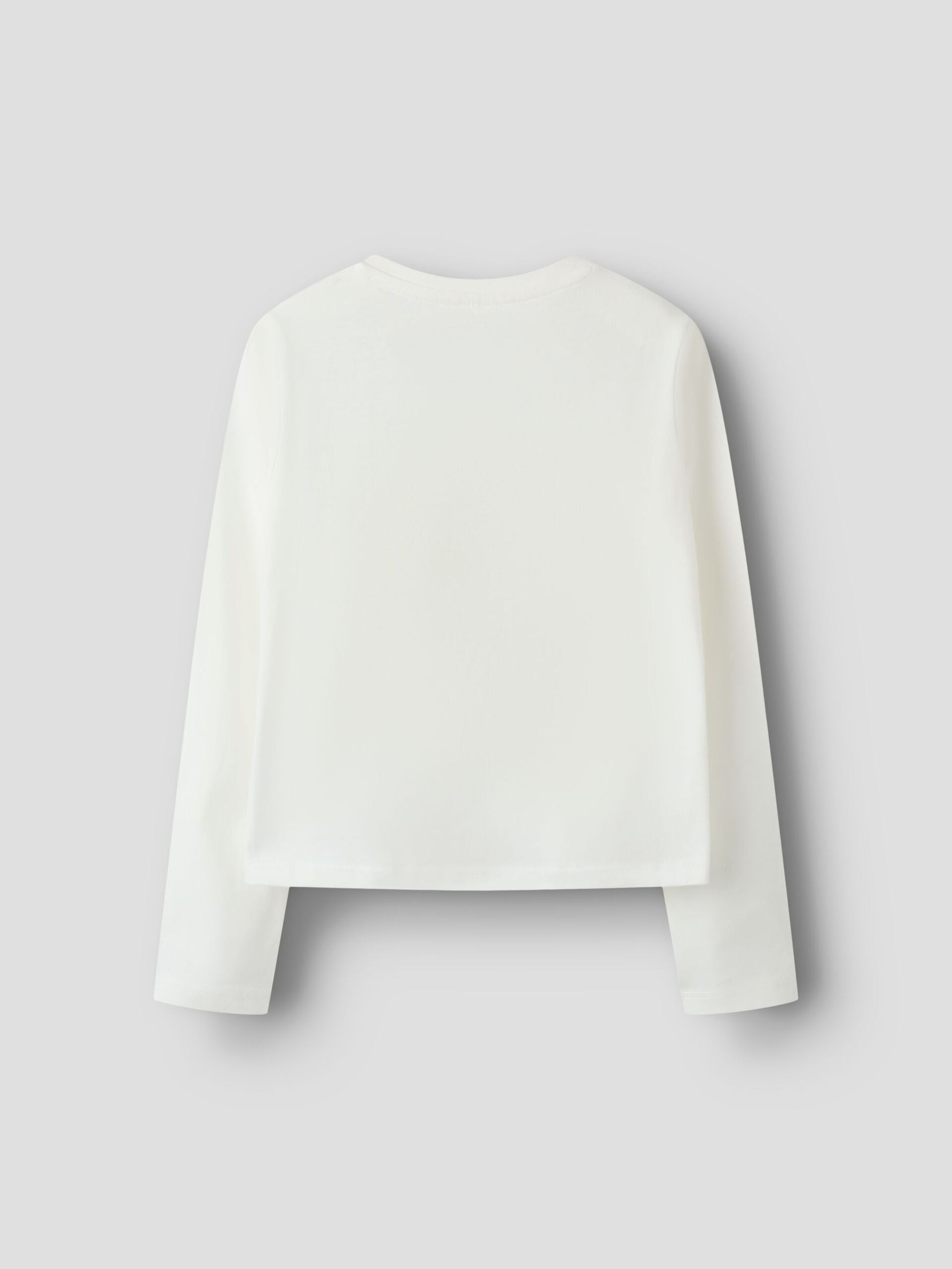 Name It lasten pitkähihainen paita NKFTHELMAS LS SHORT TOP, luonnonvalkoinen