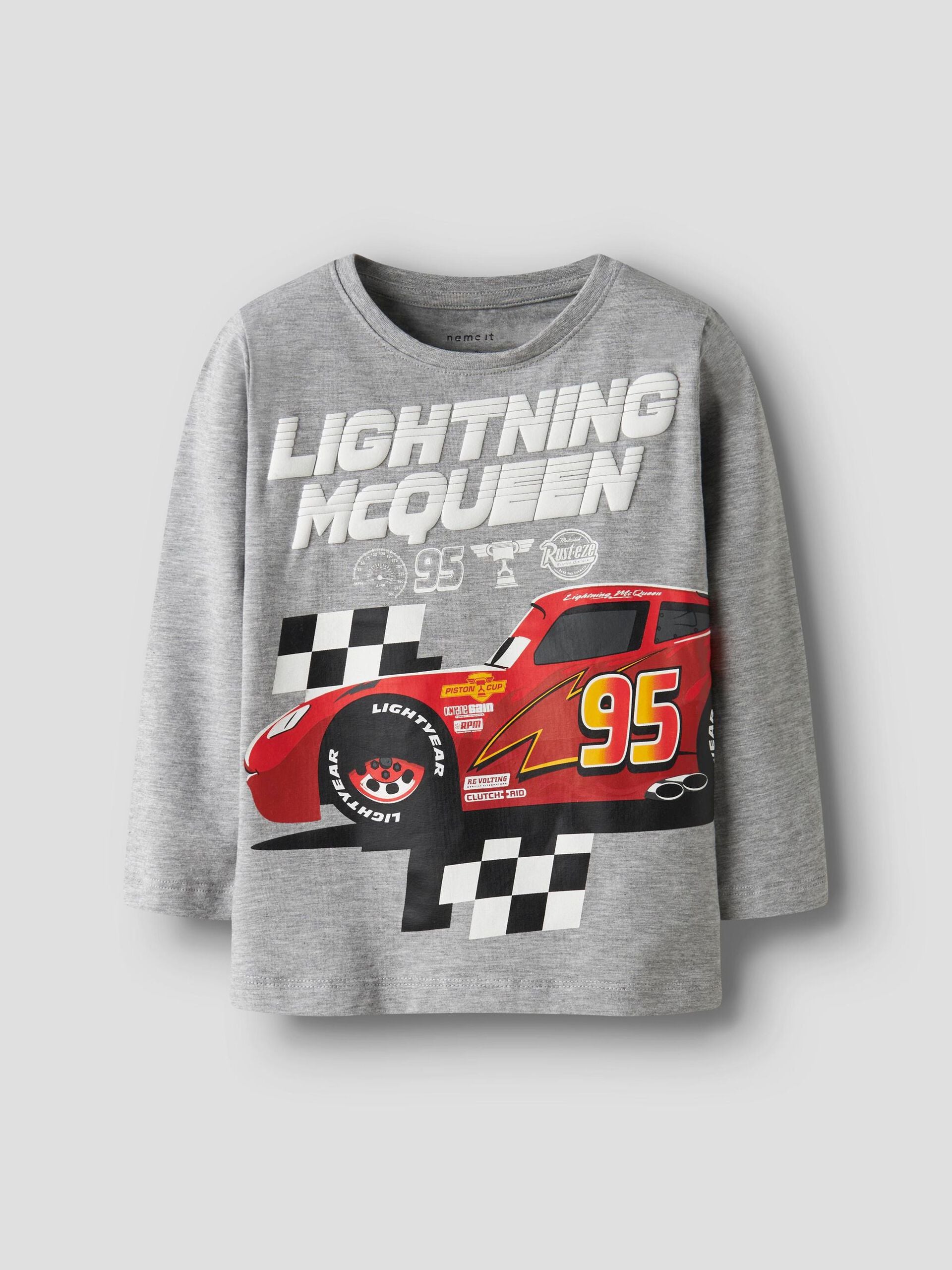Name It lasten pitkähihainen paita NMMDRACO CARS LS NREG TOP, keskiharmaa