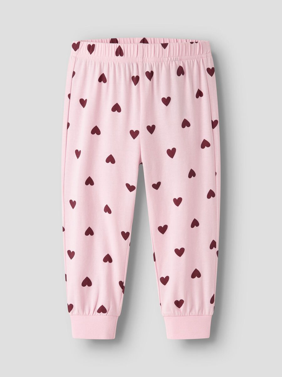 Name It lasten pyjama Cutie Heart, vaaleanpunainen