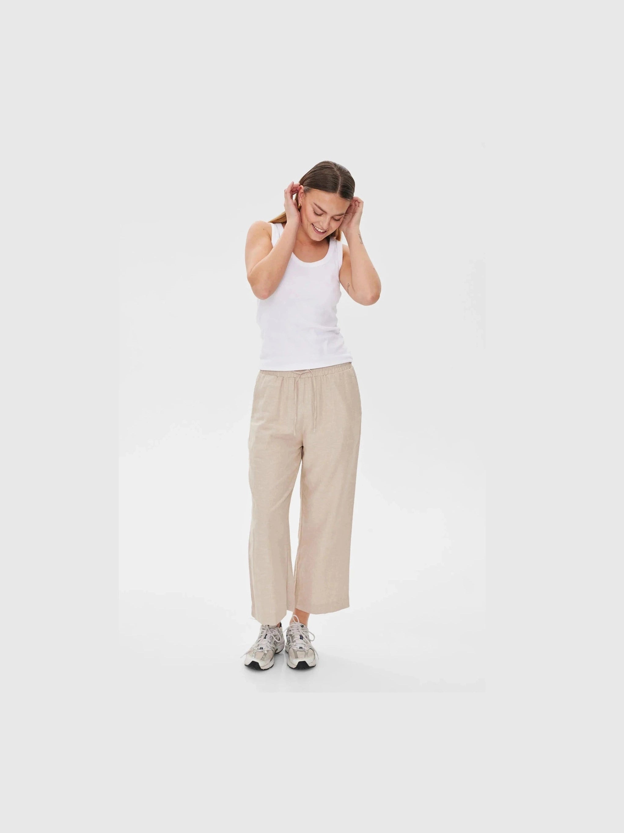 freequent-naisten-housut-la-pant-7-8-linen-vaalea-beige-1