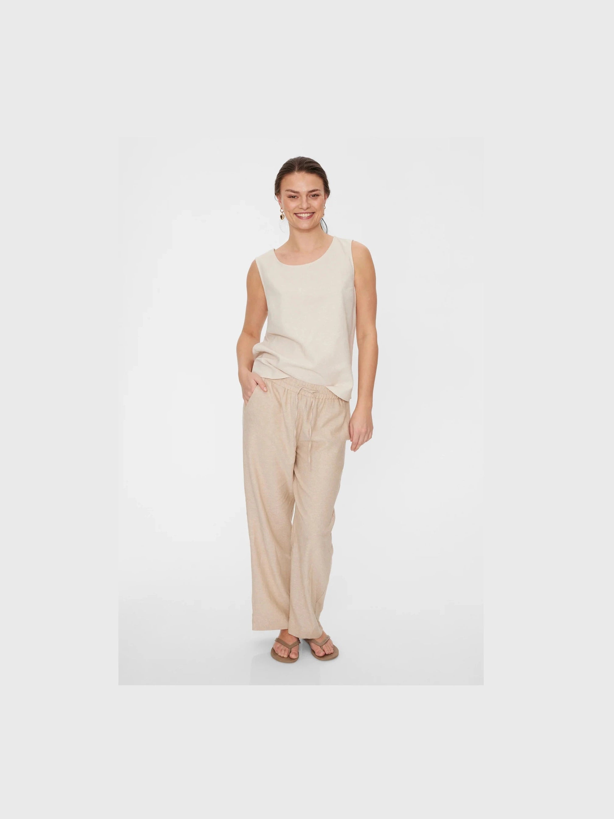 freequent-housut-lava-pant-vaalea-beige-1