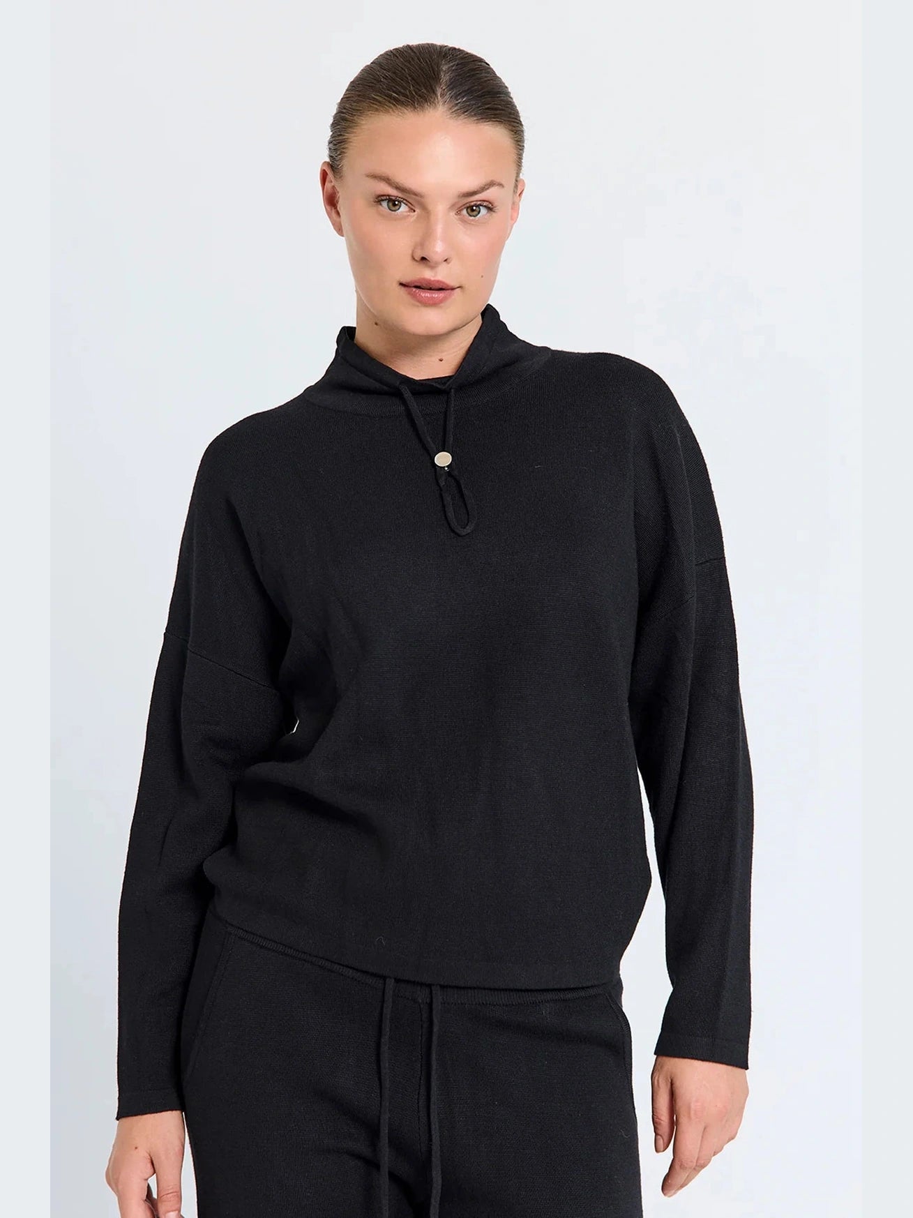 Freequent naisten neulepusero ANI PULLOVER, musta